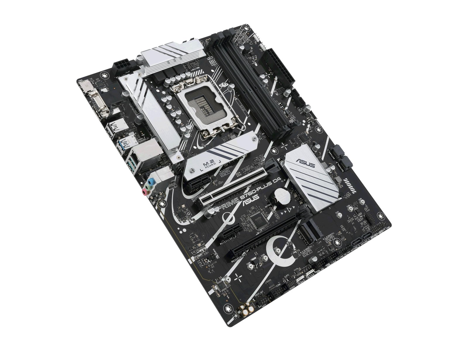 ASUS PRIME B760-PLUS D4 (V2) Mainboard - Intel B760 - Intel LGA1700 socket - DDR4 RAM - ATX