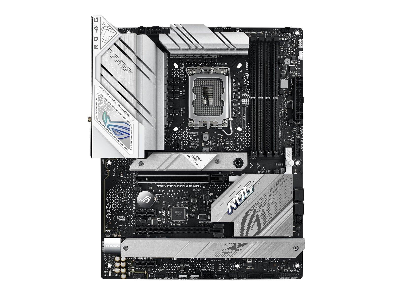 ASUS ROG STRIX B760-A GAMING WIFI (V2) Mainboard - Intel B760 - Intel LGA1700 socket - DDR5 RAM - ATX
