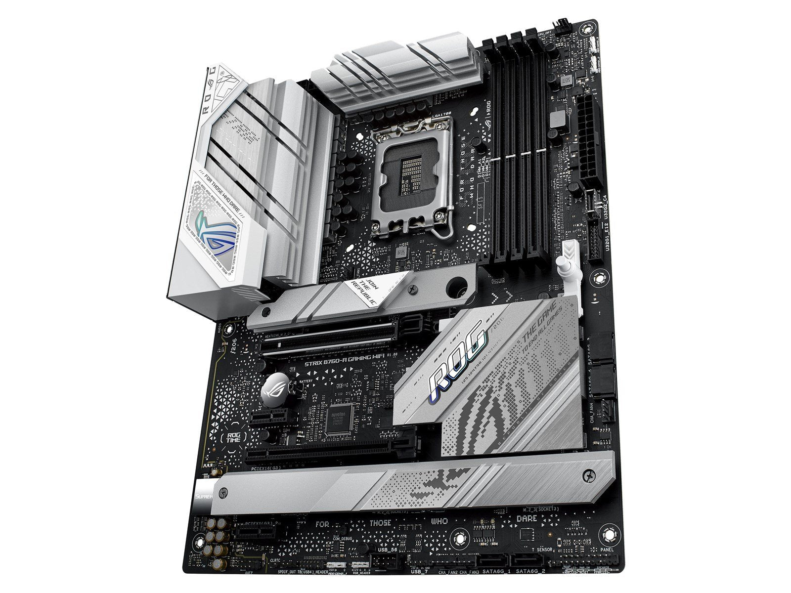 ASUS ROG STRIX B760-A GAMING WIFI (V2) Mainboard - Intel B760 - Intel LGA1700 socket - DDR5 RAM - ATX