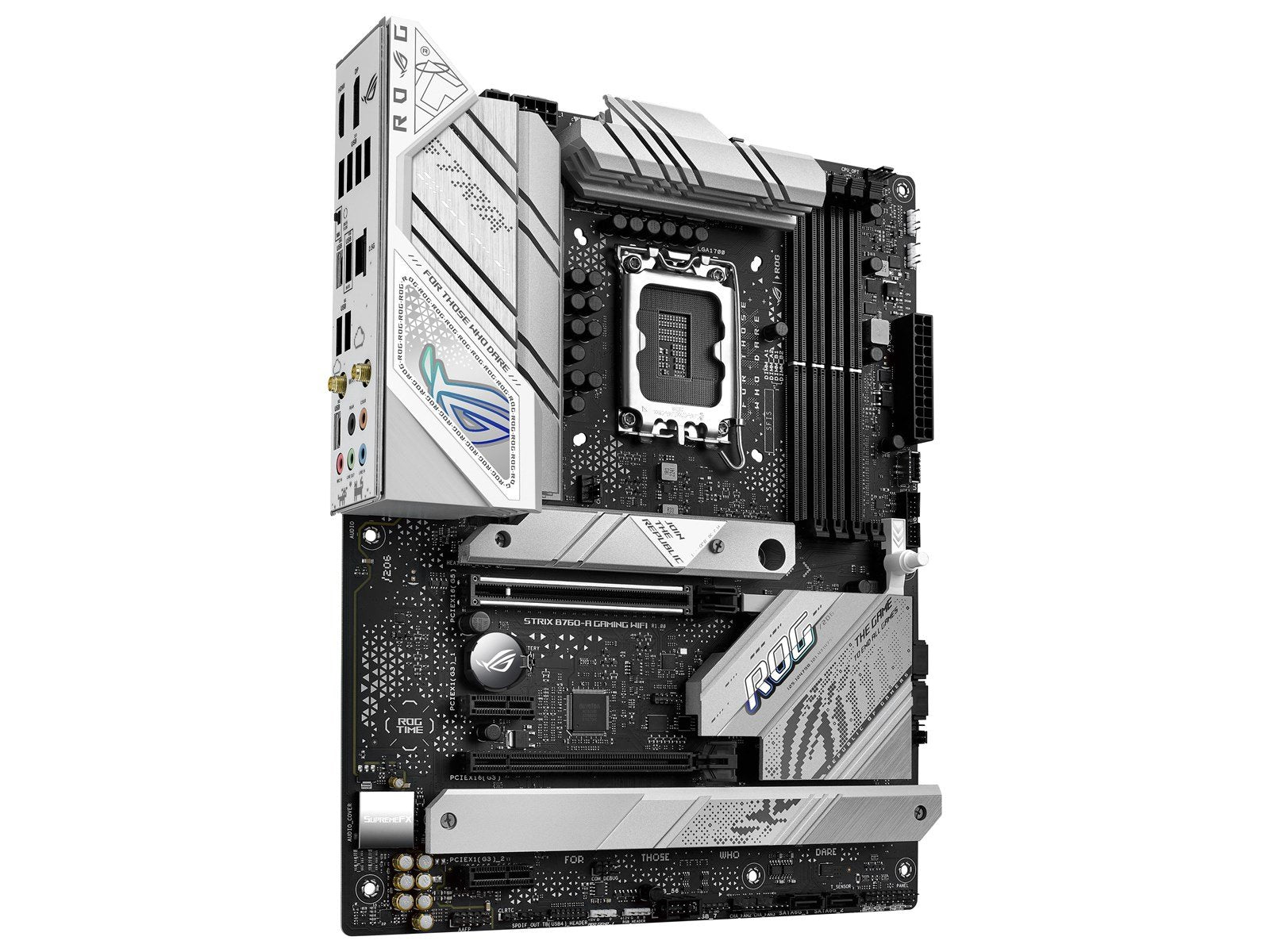 ASUS ROG STRIX B760-A GAMING WIFI (V2) Mainboard - Intel B760 - Intel LGA1700 socket - DDR5 RAM - ATX