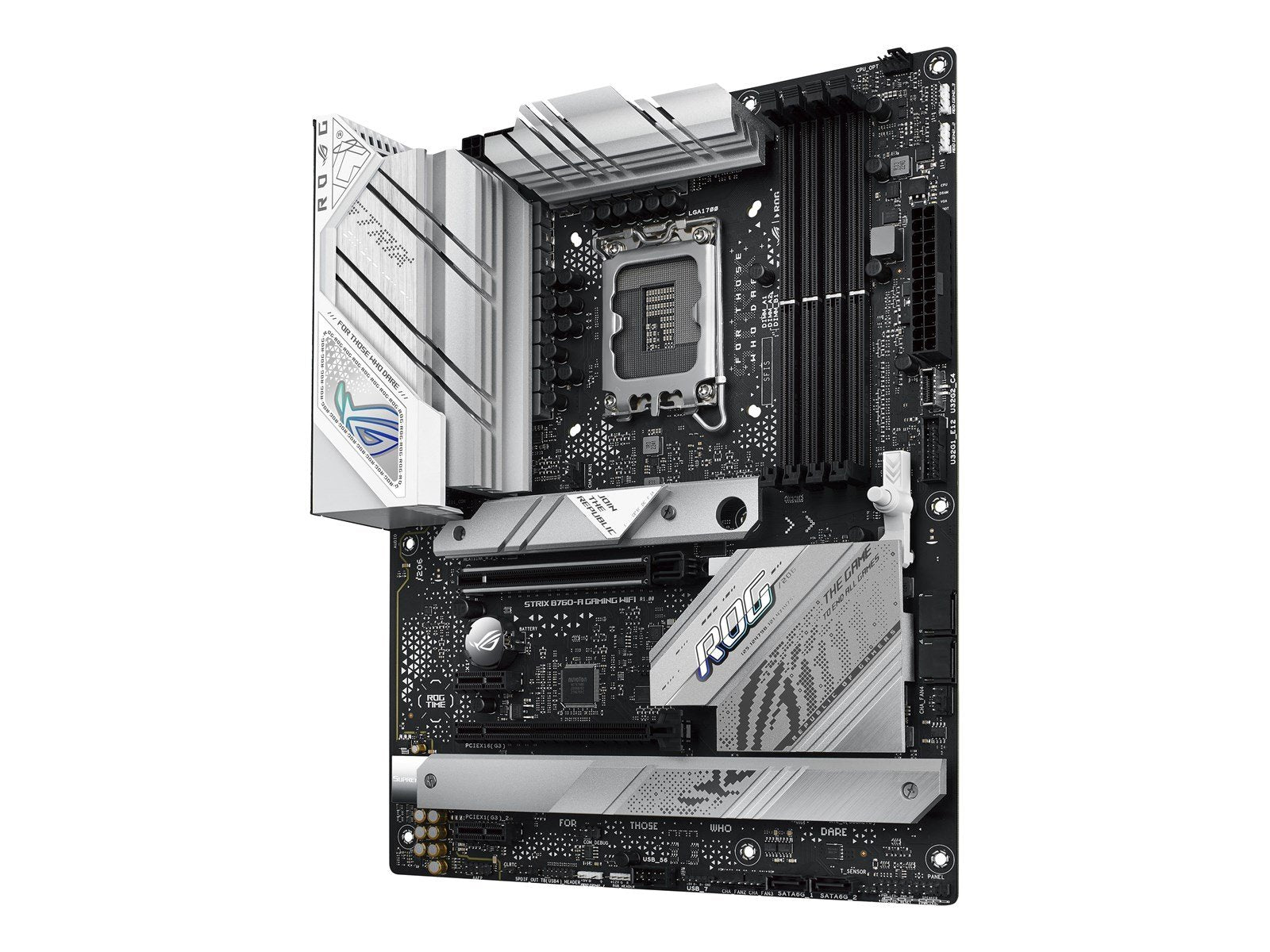 ASUS ROG STRIX B760-A GAMING WIFI (V2) Mainboard - Intel B760 - Intel LGA1700 socket - DDR5 RAM - ATX
