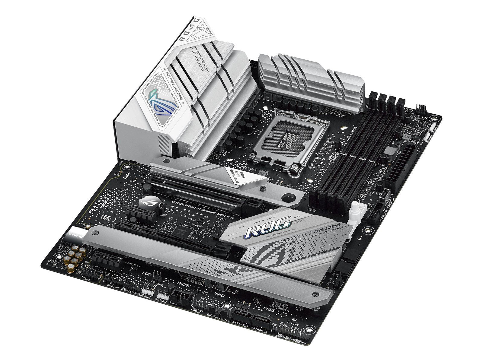 ASUS ROG STRIX B760-A GAMING WIFI (V2) Mainboard - Intel B760 - Intel LGA1700 socket - DDR5 RAM - ATX