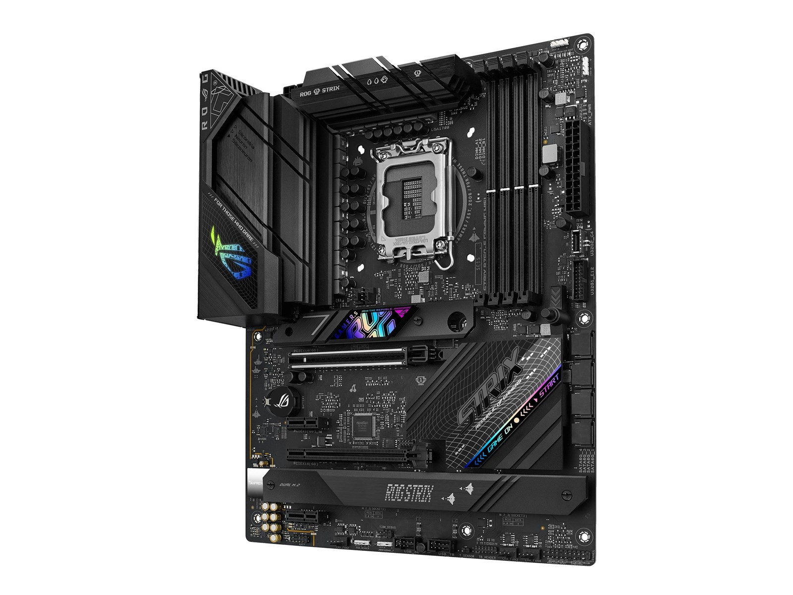 ASUS ROG STRIX B760-F GAMING WIFI (V2) Mainboard - Intel B760 - Intel LGA1700 socket - DDR5 RAM - ATX