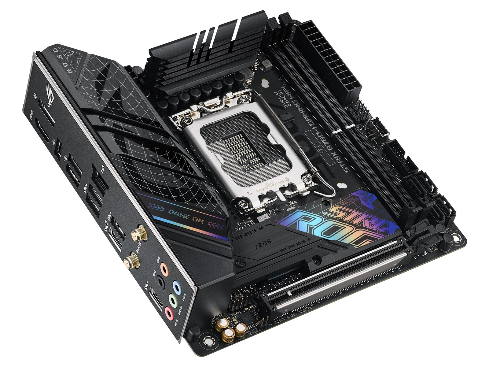 ASUS ROG STRIX B760-I GAMING WIFI (V2) Mainboard - Intel B760 - Intel LGA1700 socket - DDR5 RAM - Mini-ITX