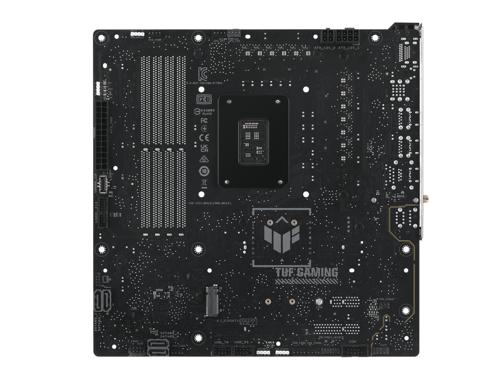 ASUS TUF GAMING B760M-BTF WIFI Mainboard - Intel B760 - Intel LGA1700 socket - Micro-ATX