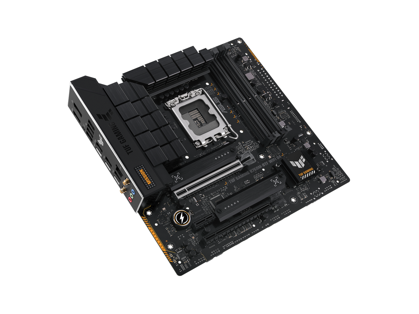 ASUS TUF GAMING B760M-BTF WIFI Mainboard - Intel B760 - Intel LGA1700 socket - Micro-ATX