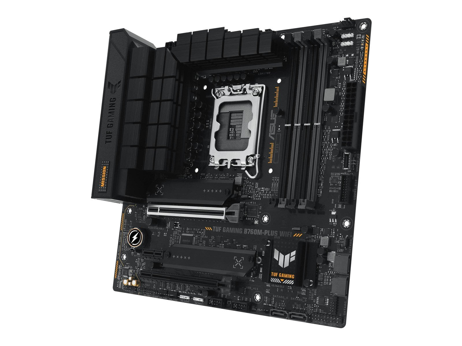 ASUS TUF GAMING B760M-PLUS (V2) Mainboard - Intel B760 - Intel LGA1700 socket - DDR5 RAM - Micro-ATX