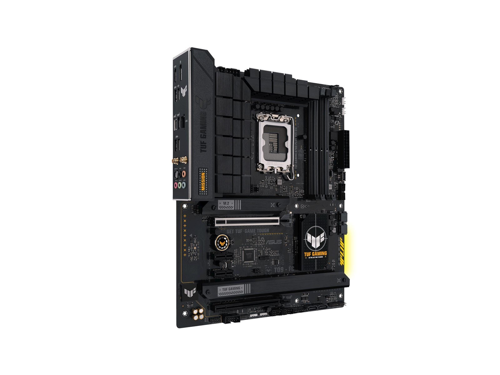 ASUS TUF GAMING B760-PLUS WIFI D4 (V2) Mainboard - Intel B760 - Intel LGA1700 socket - DDR4 RAM - ATX