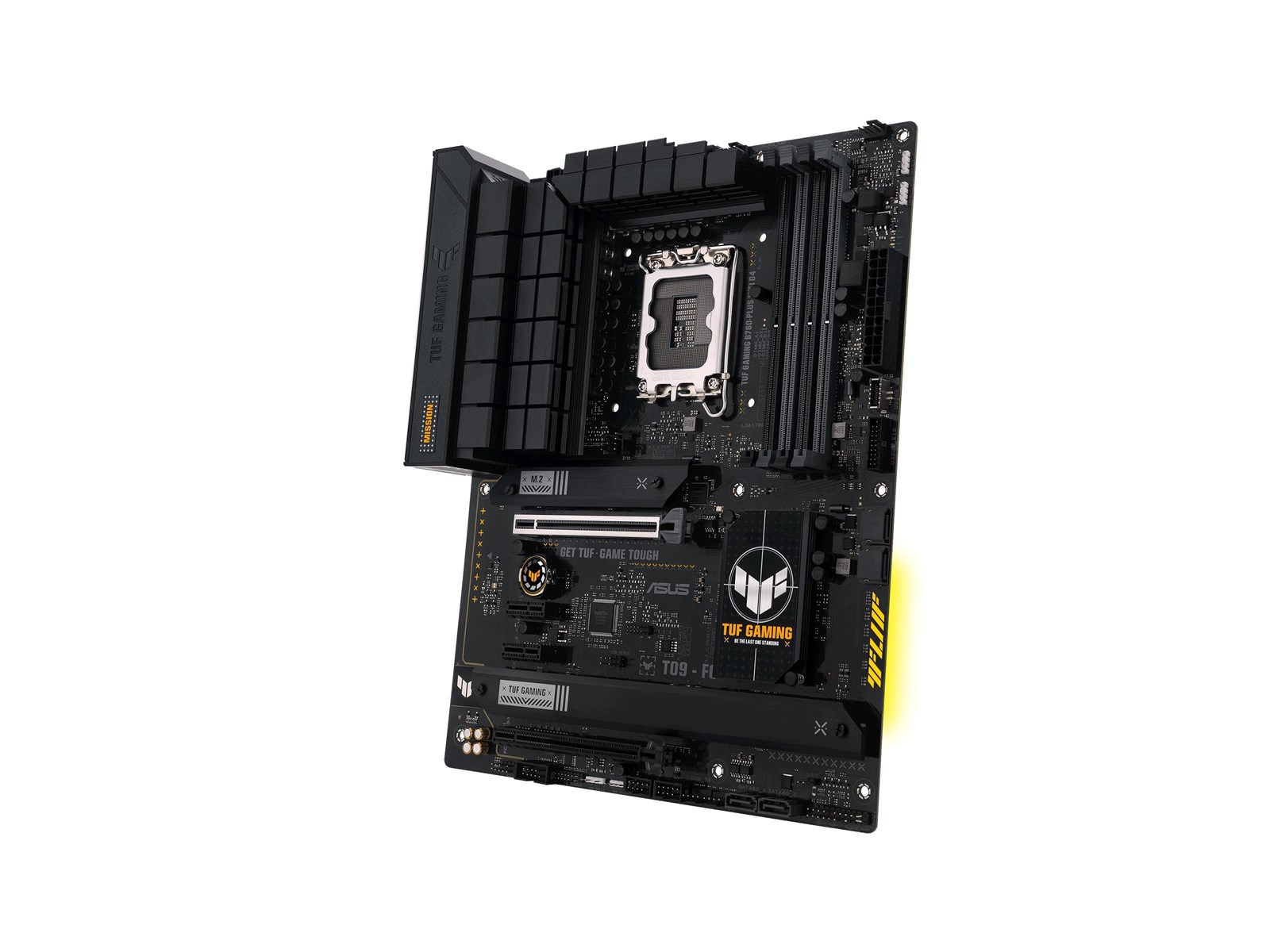 ASUS TUF GAMING B760-PLUS WIFI D4 (V2) Mainboard - Intel B760 - Intel LGA1700 socket - DDR4 RAM - ATX
