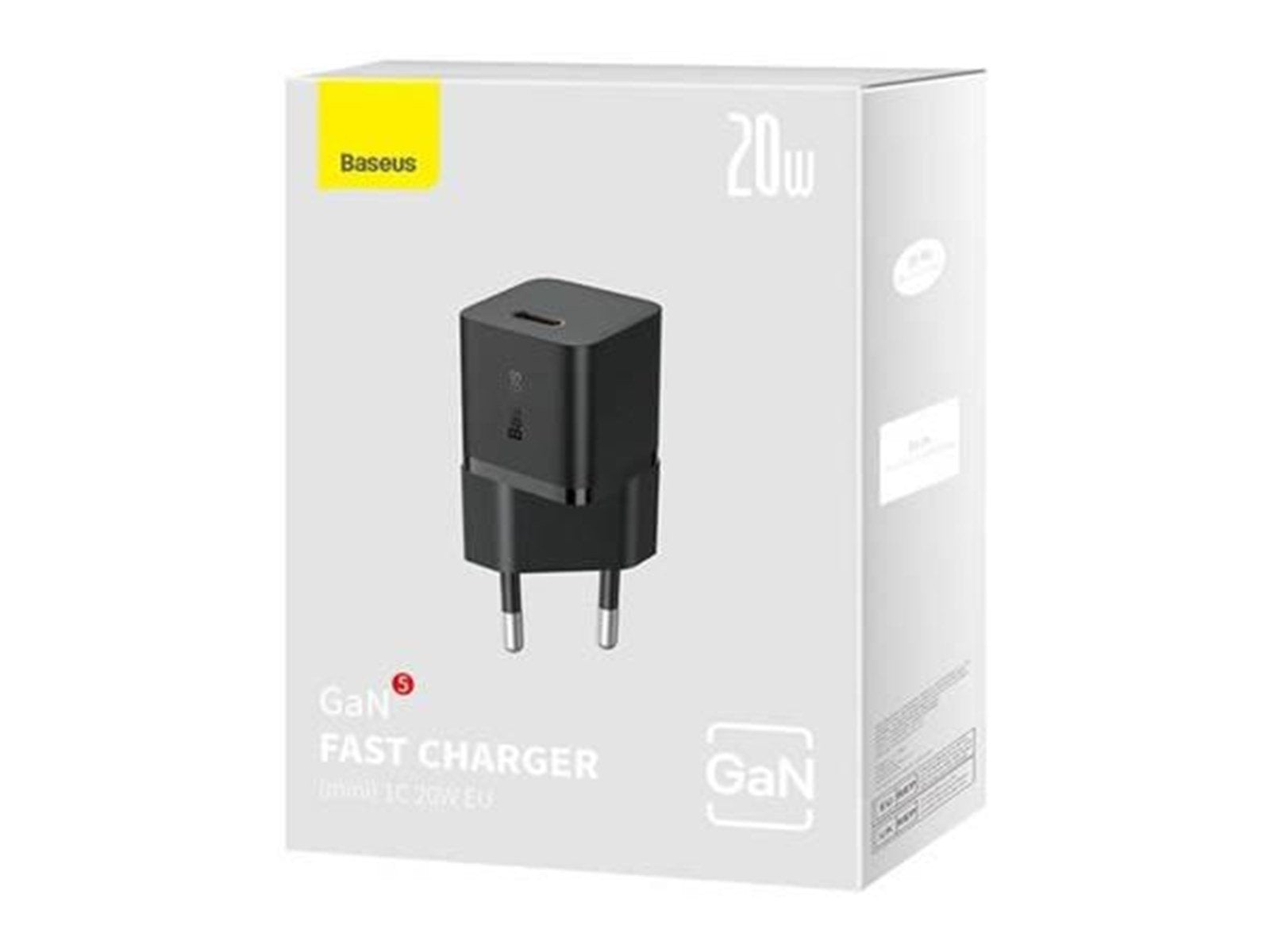 Baseus Mini wall charger  GaN5 20W (black)