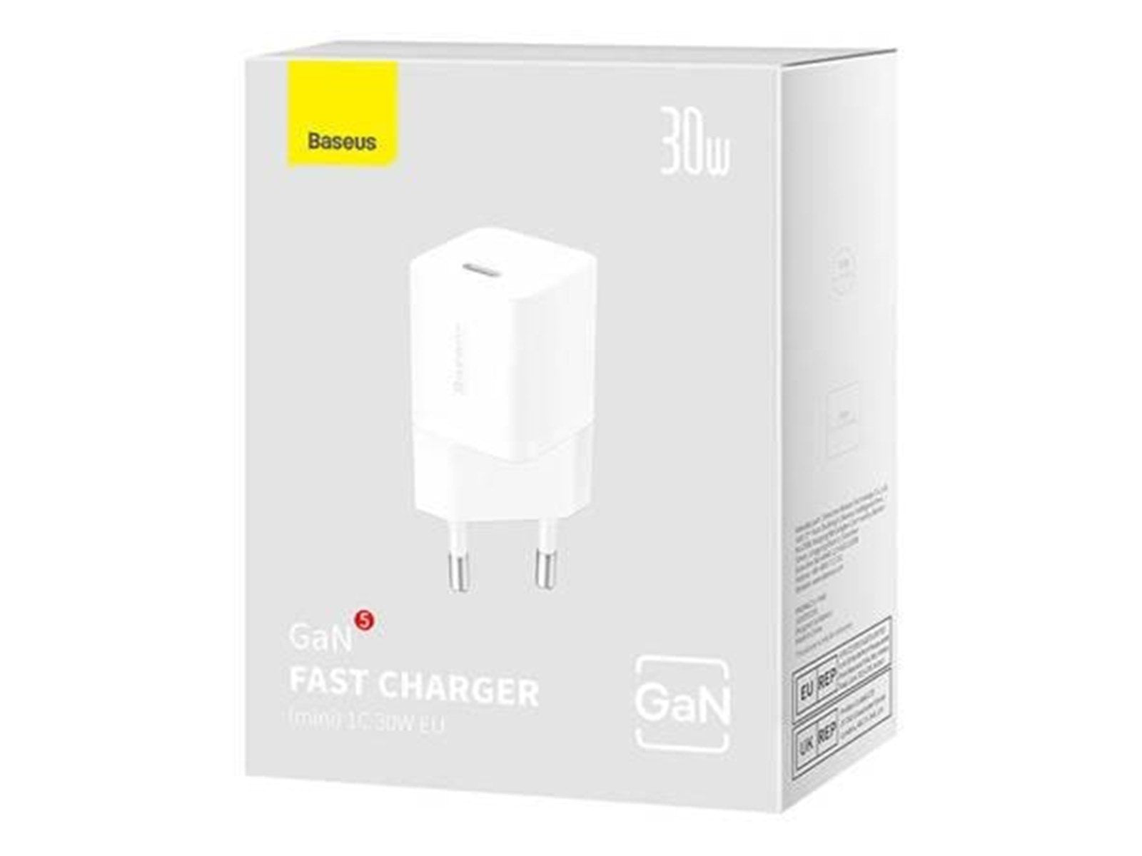 Baseus Mini wall charger  GaN5 30W (white)