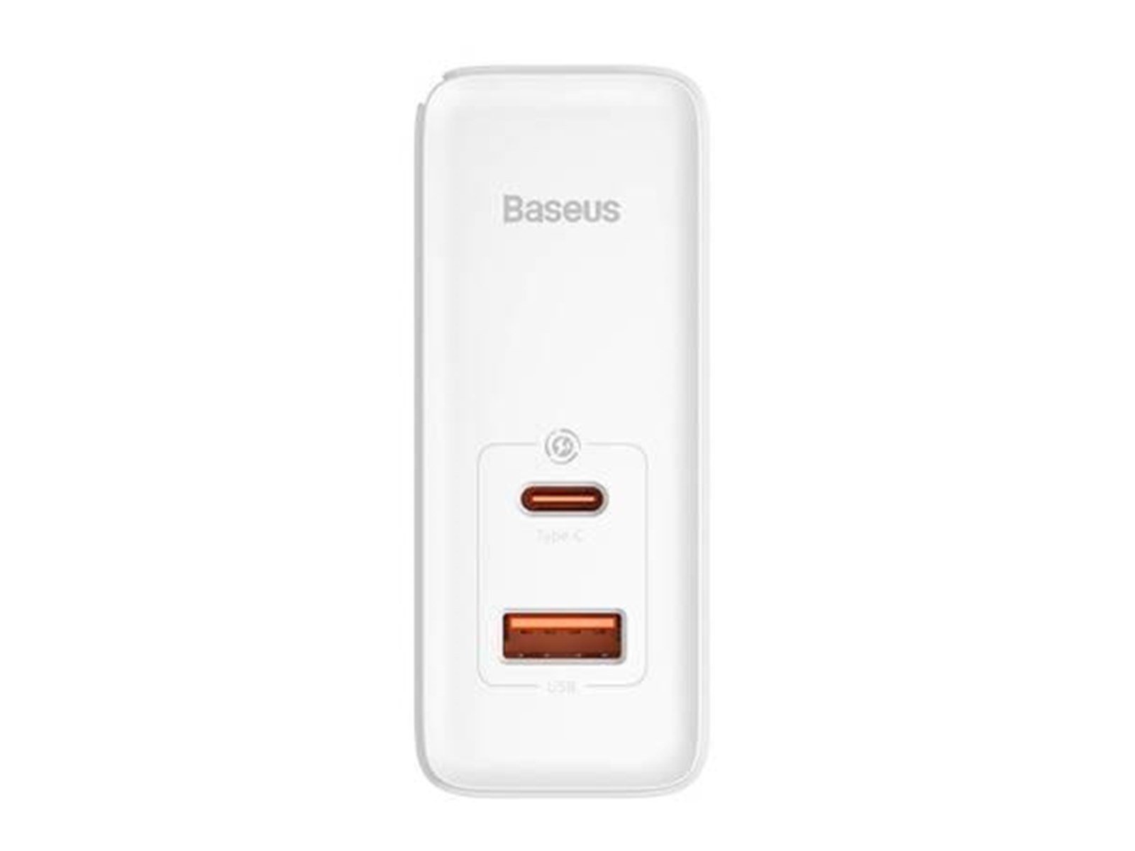 Baseus Wall charger  GaN5 Pro USB-C + USB 100W + 1m cable (white)