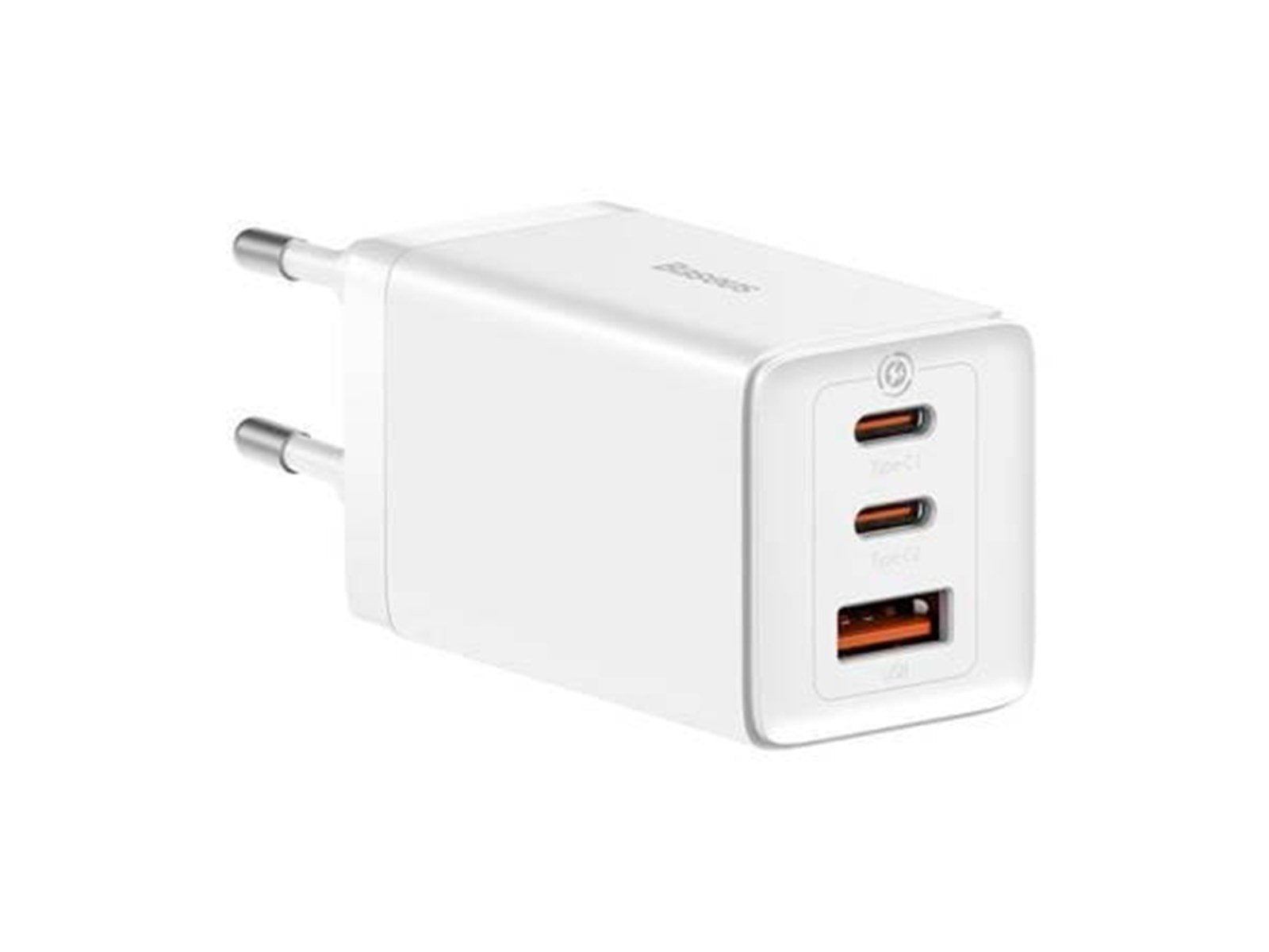 Baseus Wall charger  GaN5 Pro 2xUSB-C + USB 65W (white)