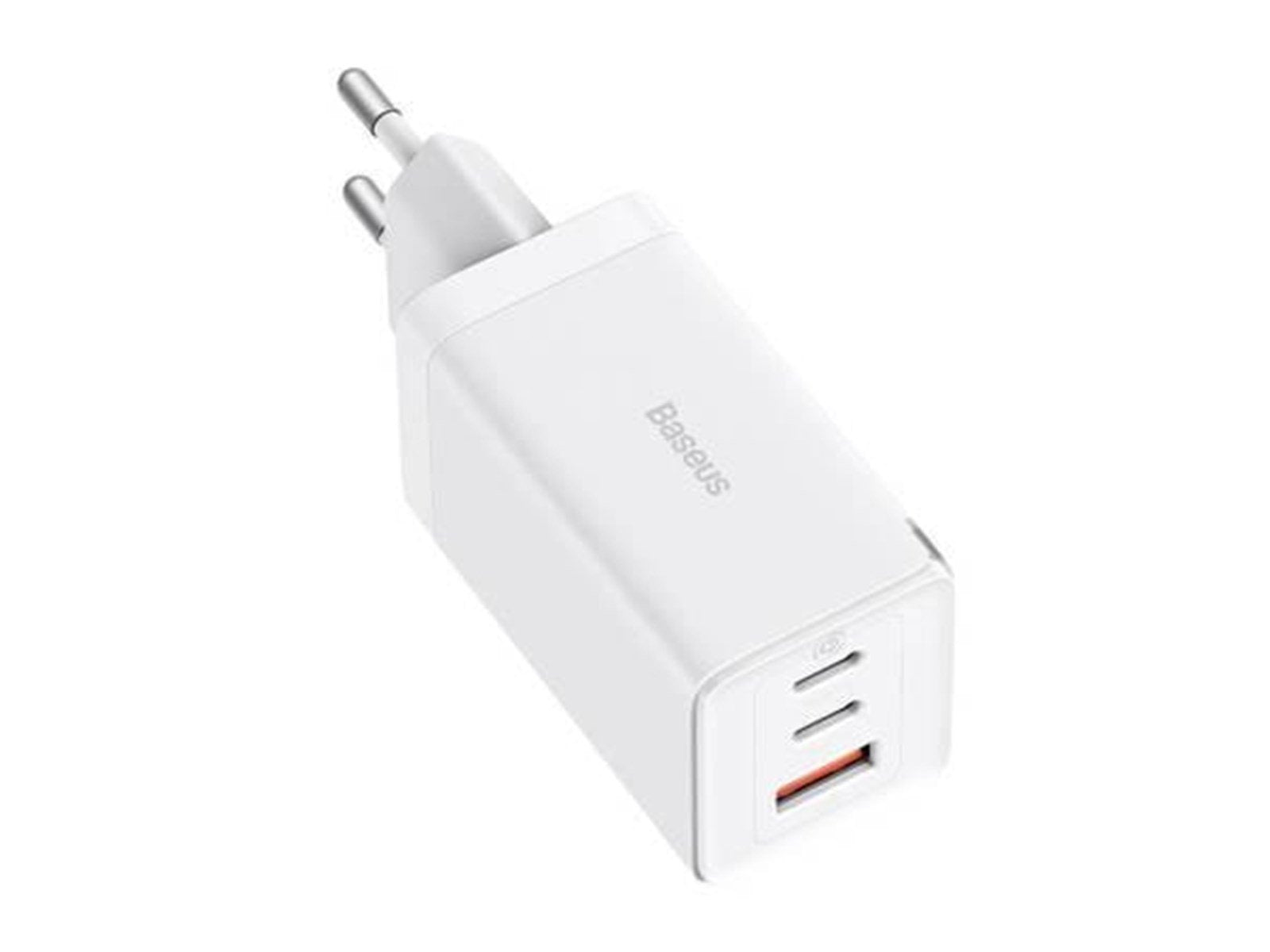 Baseus Wall charger  GaN5 Pro 2xUSB-C + USB 65W (white)