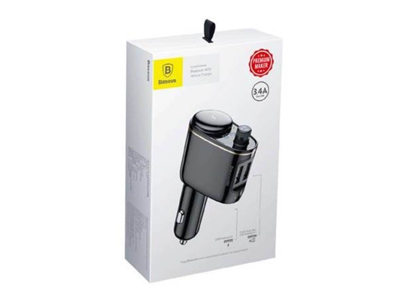 Baseus Car Bluetooth MP3 Player  S-06Black OS