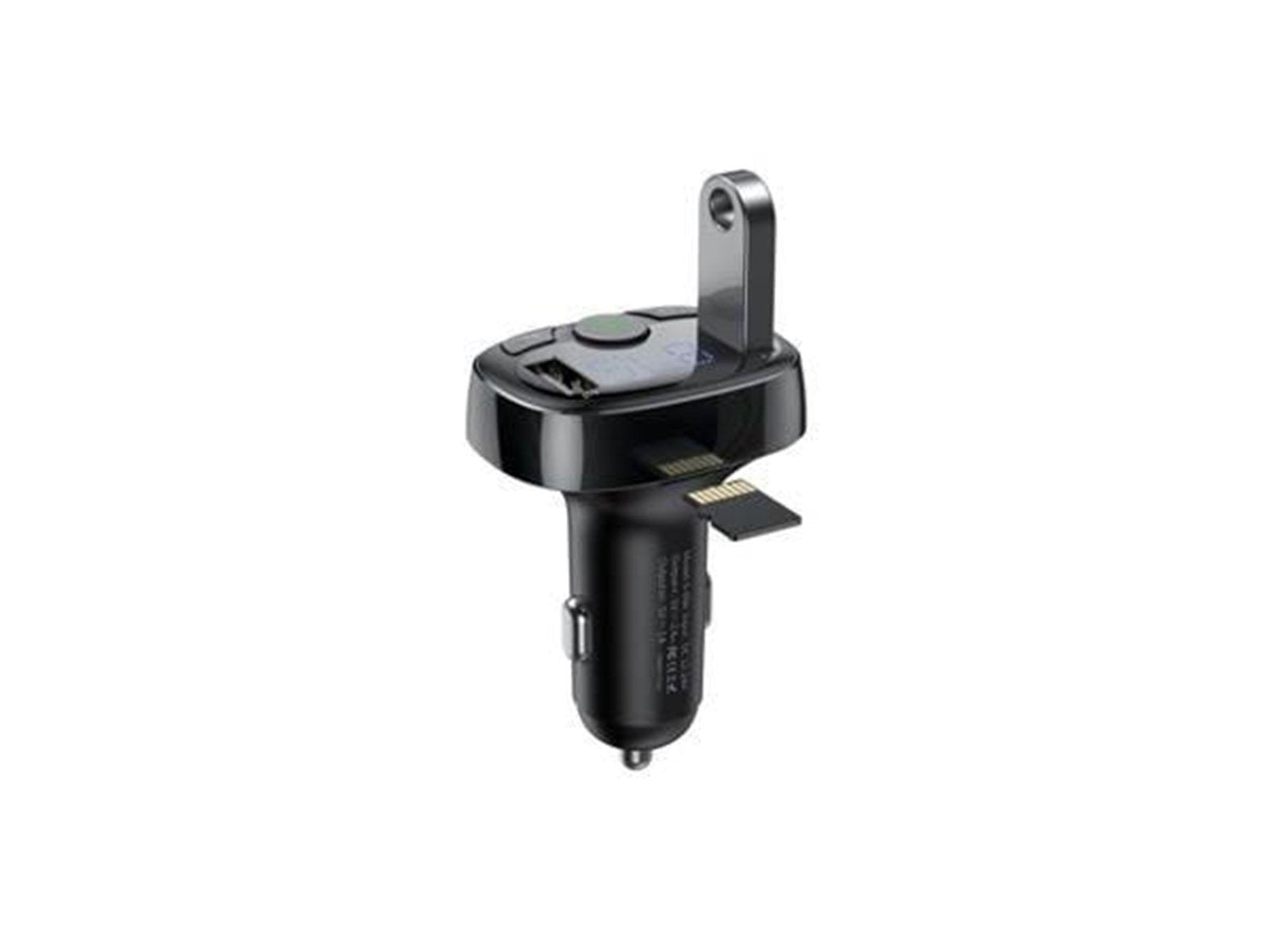 Baseus FM Transmitter T typed Bluetooth 2xUSB microSD (Black)