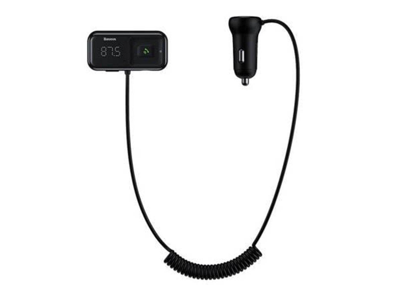 Baseus Car Bluetooth MP3 Player + Charger  T Shaped S-16 Black OS