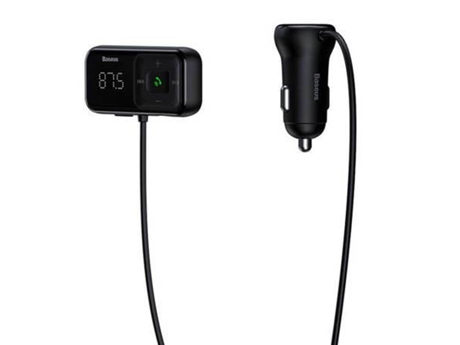 Baseus Car Bluetooth MP3 Player + Charger  T Shaped S-16 Black OS