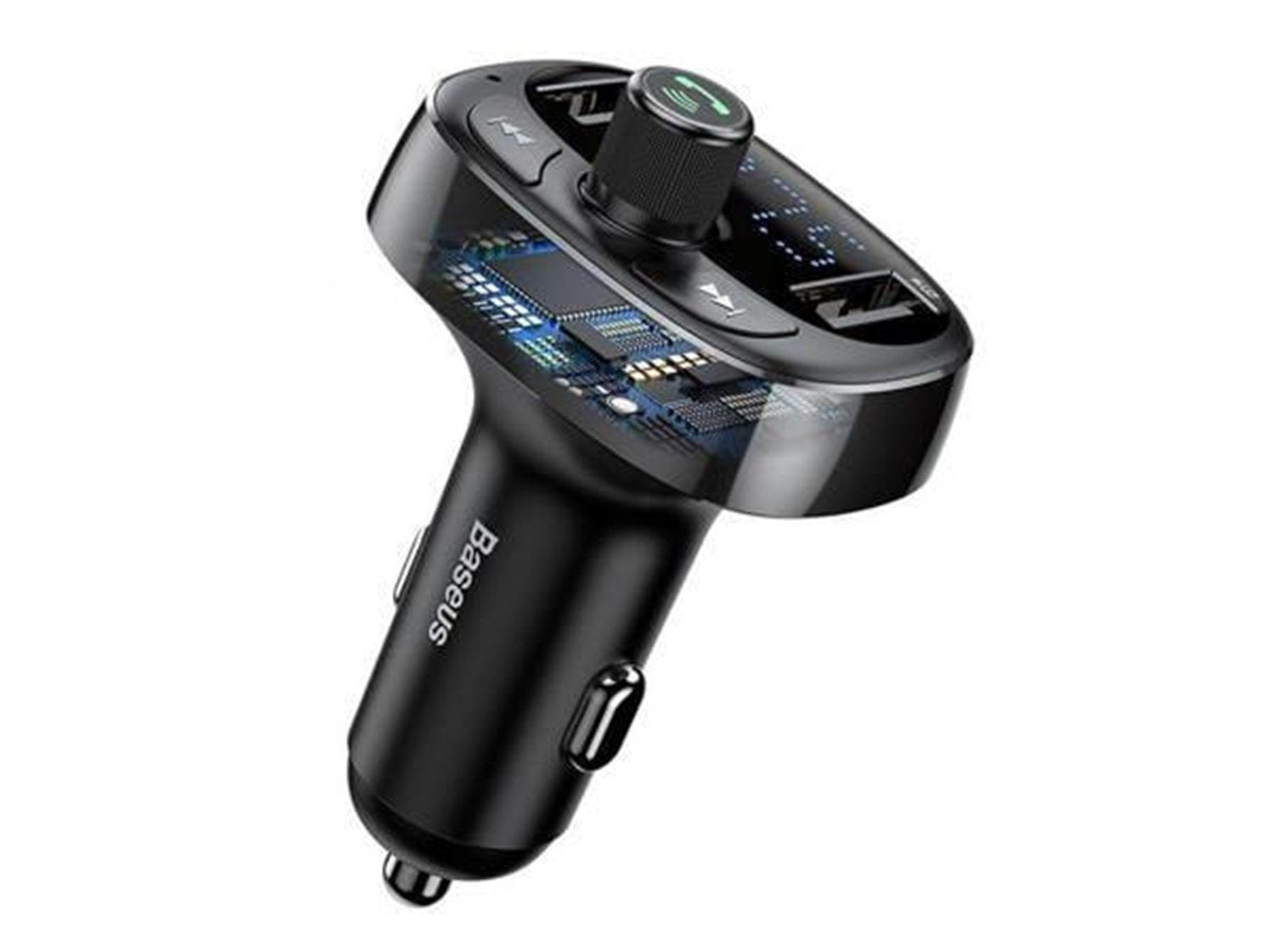 Baseus Transmitter FM  T-typed S-09 Bluetooth (black)