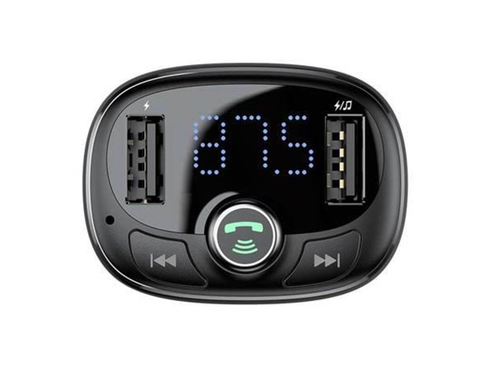 Baseus Transmitter FM  T-typed S-09 Bluetooth (black)