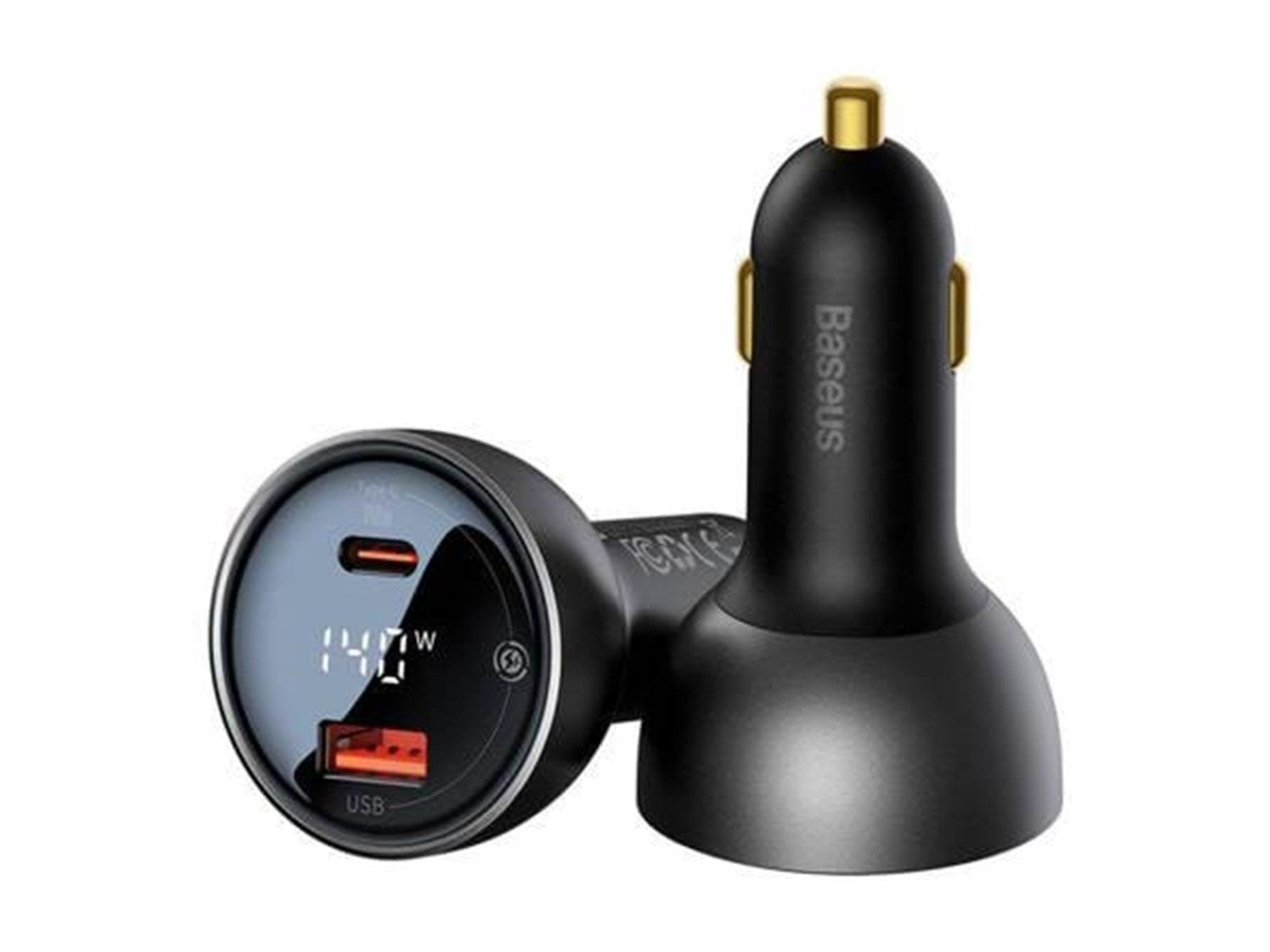 Baseus Car charger  Superme USB USB-C 140W (black)