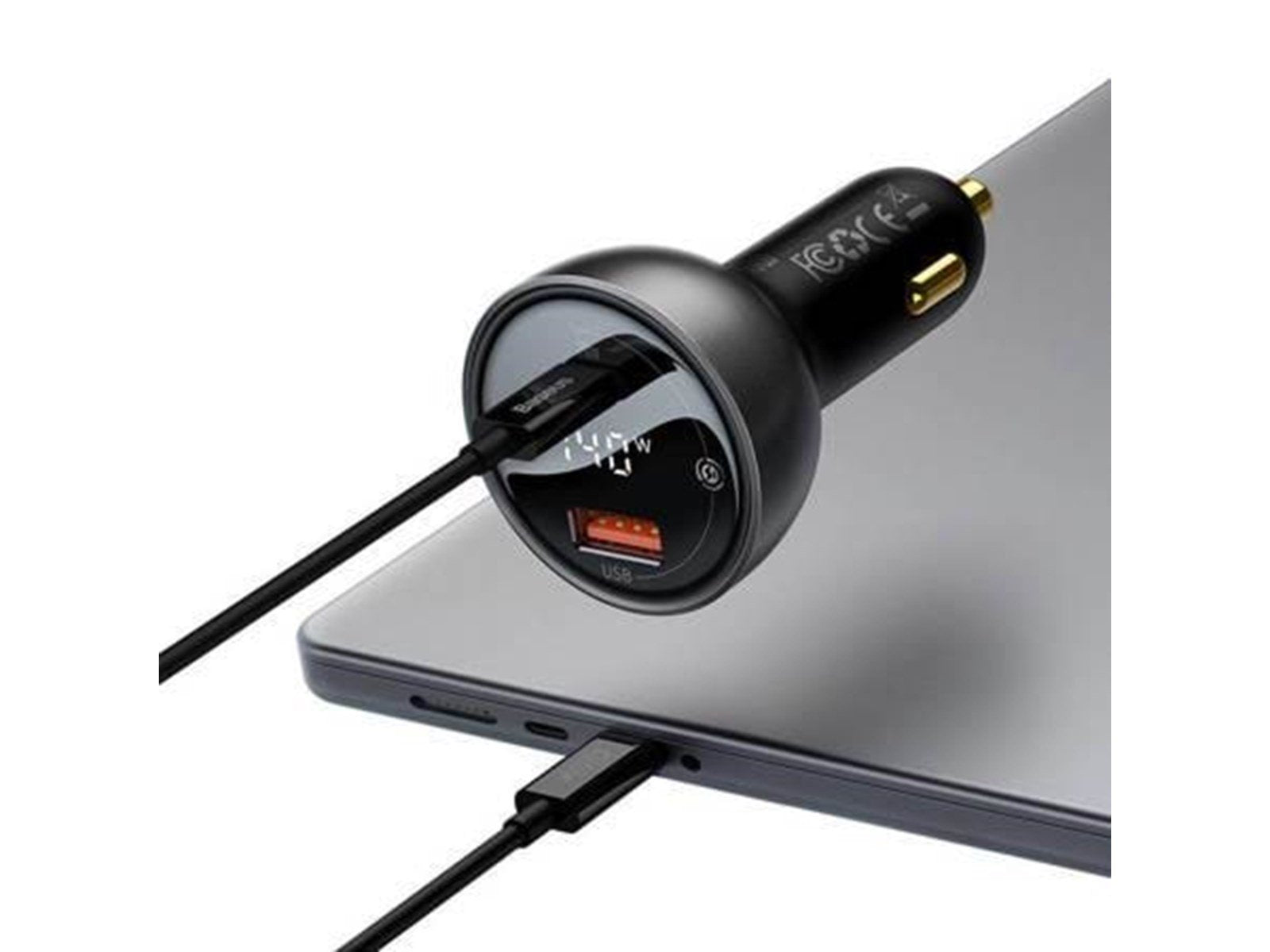 Baseus Car charger  Superme USB USB-C 140W (black)