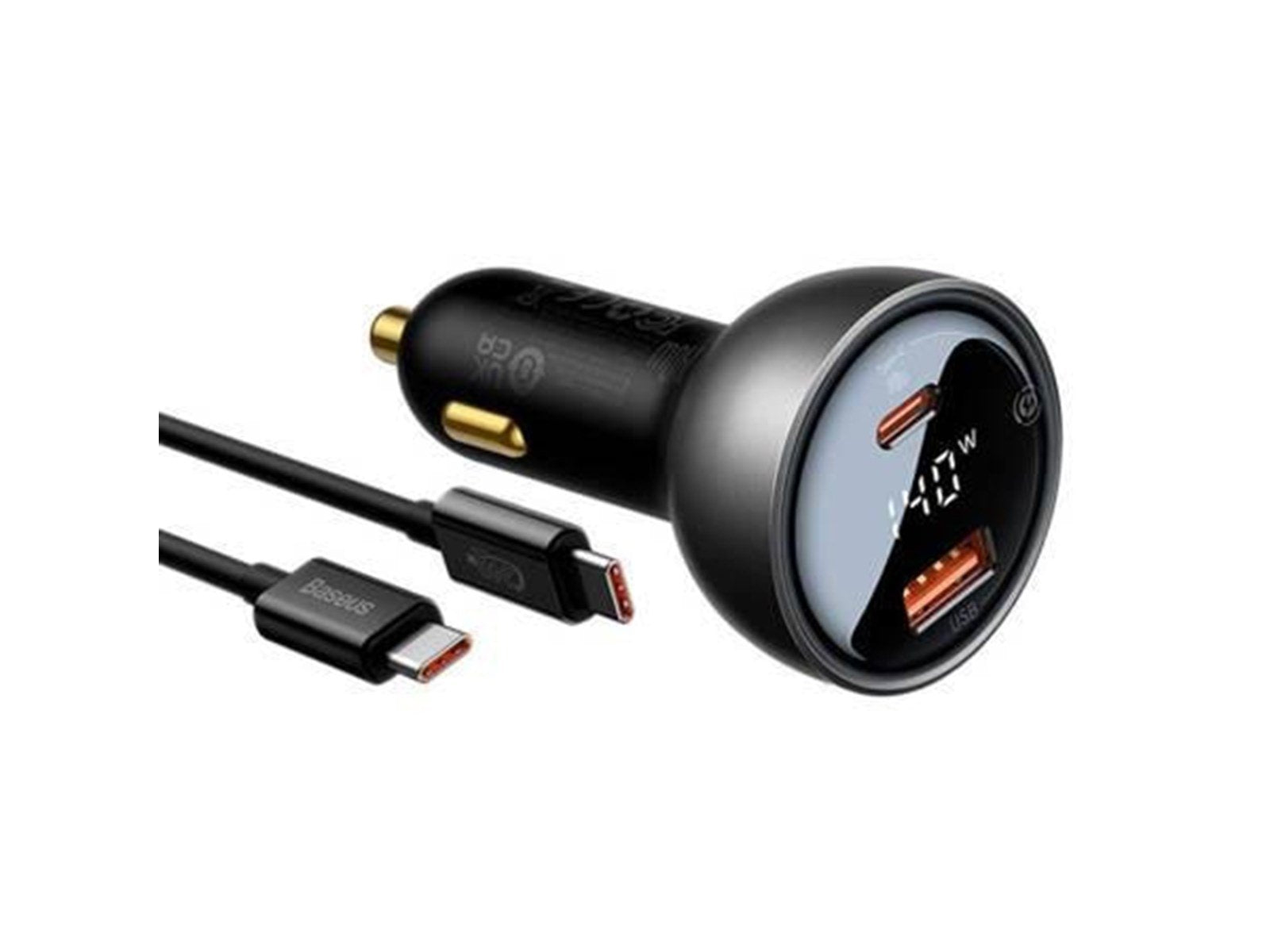 Baseus Car charger  Superme USB USB-C 140W (black)