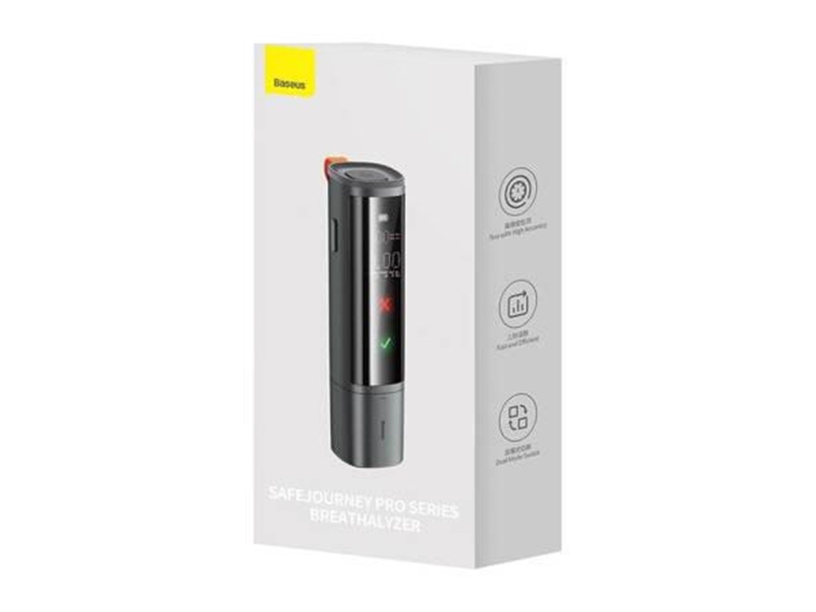 Baseus Electronic Breathalyzer  SafeJourney Pro (Grey)
