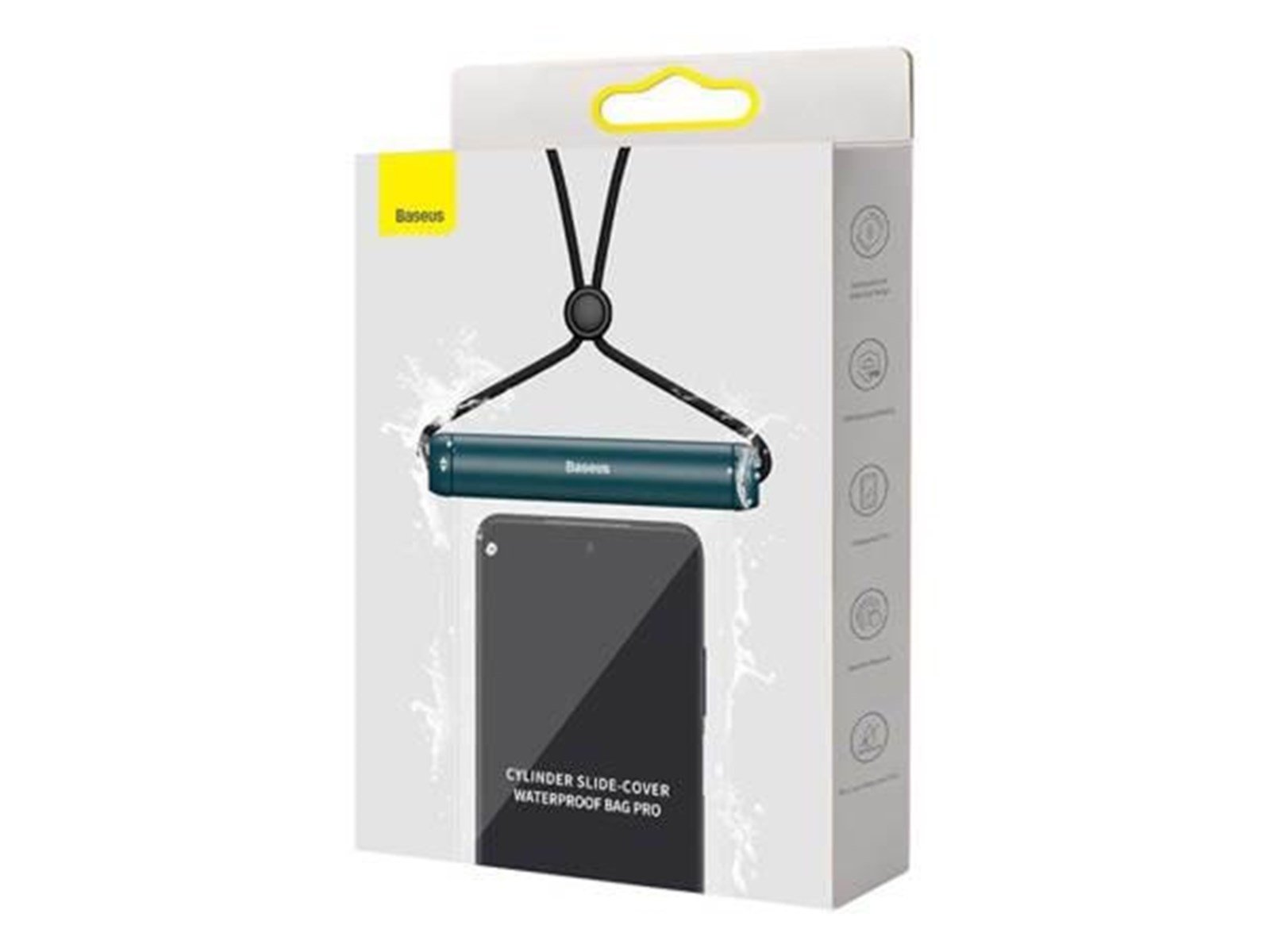 Baseus Cylinder Slide-cover waterproof smartphone bag (blue)