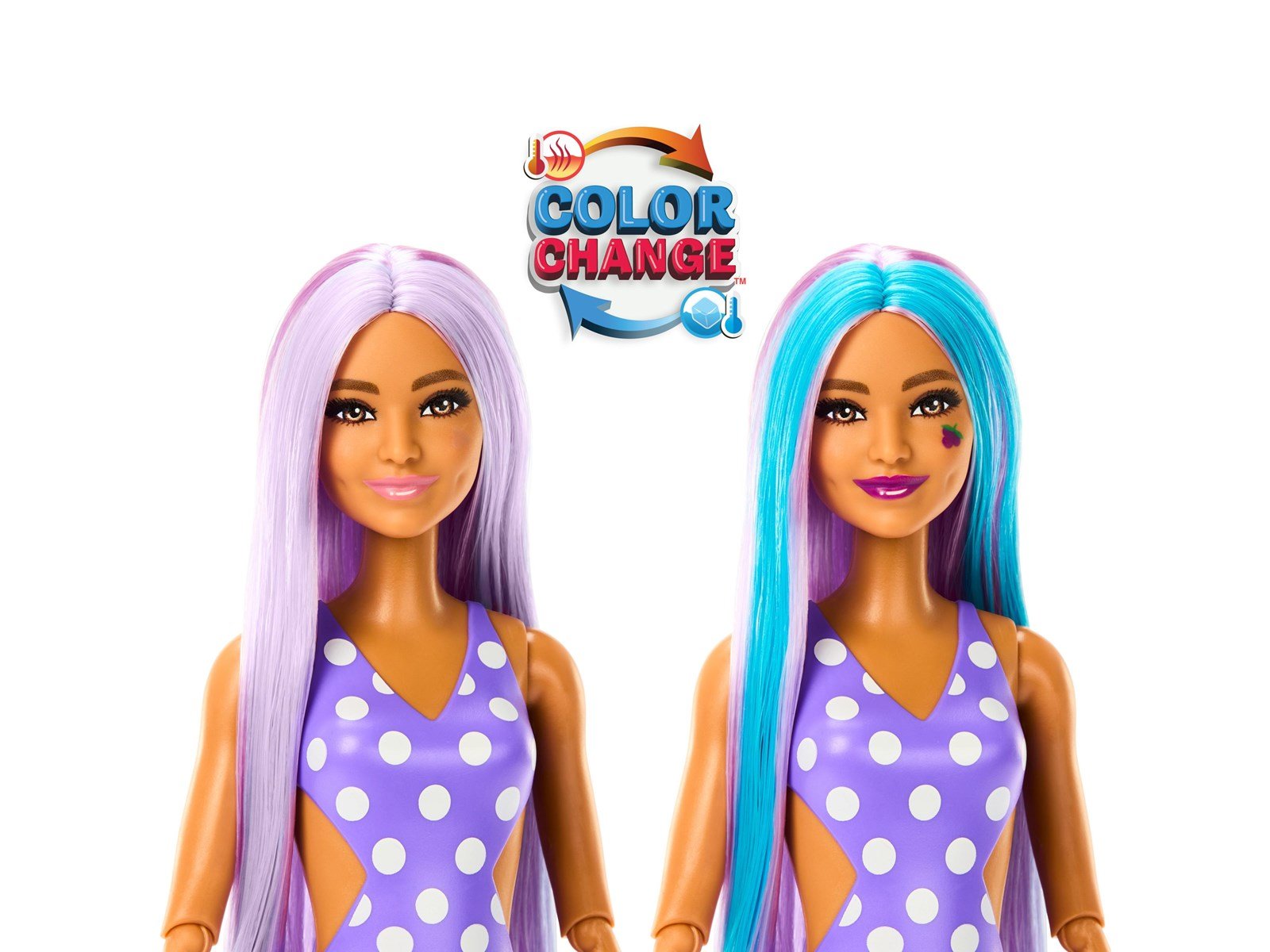 Barbie Pop Reveal Juicy Fruits Grape Fizz Doll 30cm