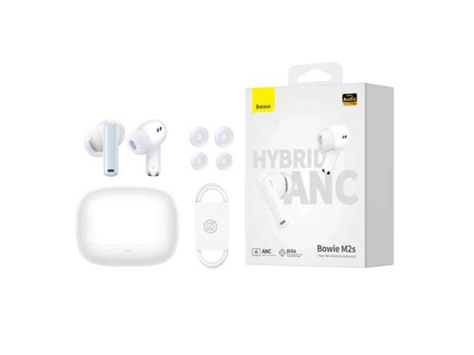 Baseus Earphones TWS  Bowie M2s (white)