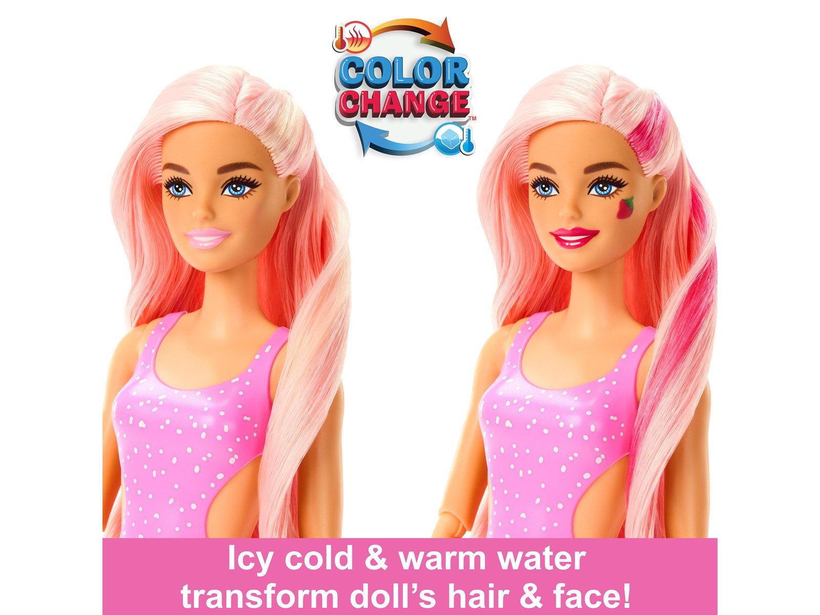 Barbie Pop Reveal Fruit Series Strawberry Lemonade Doll 30cm