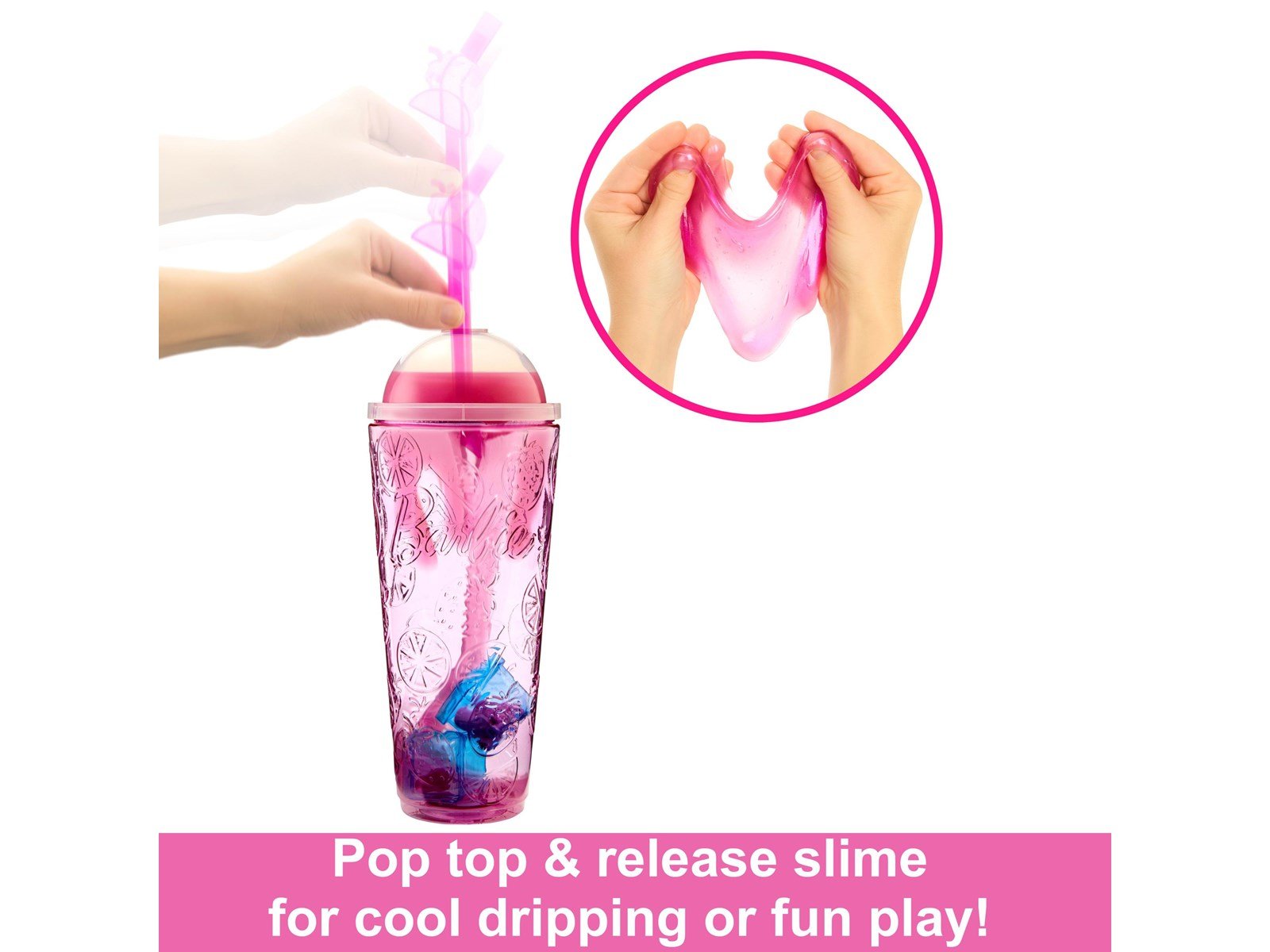 Barbie Pop Reveal Fruit Series Strawberry Lemonade Doll 30cm