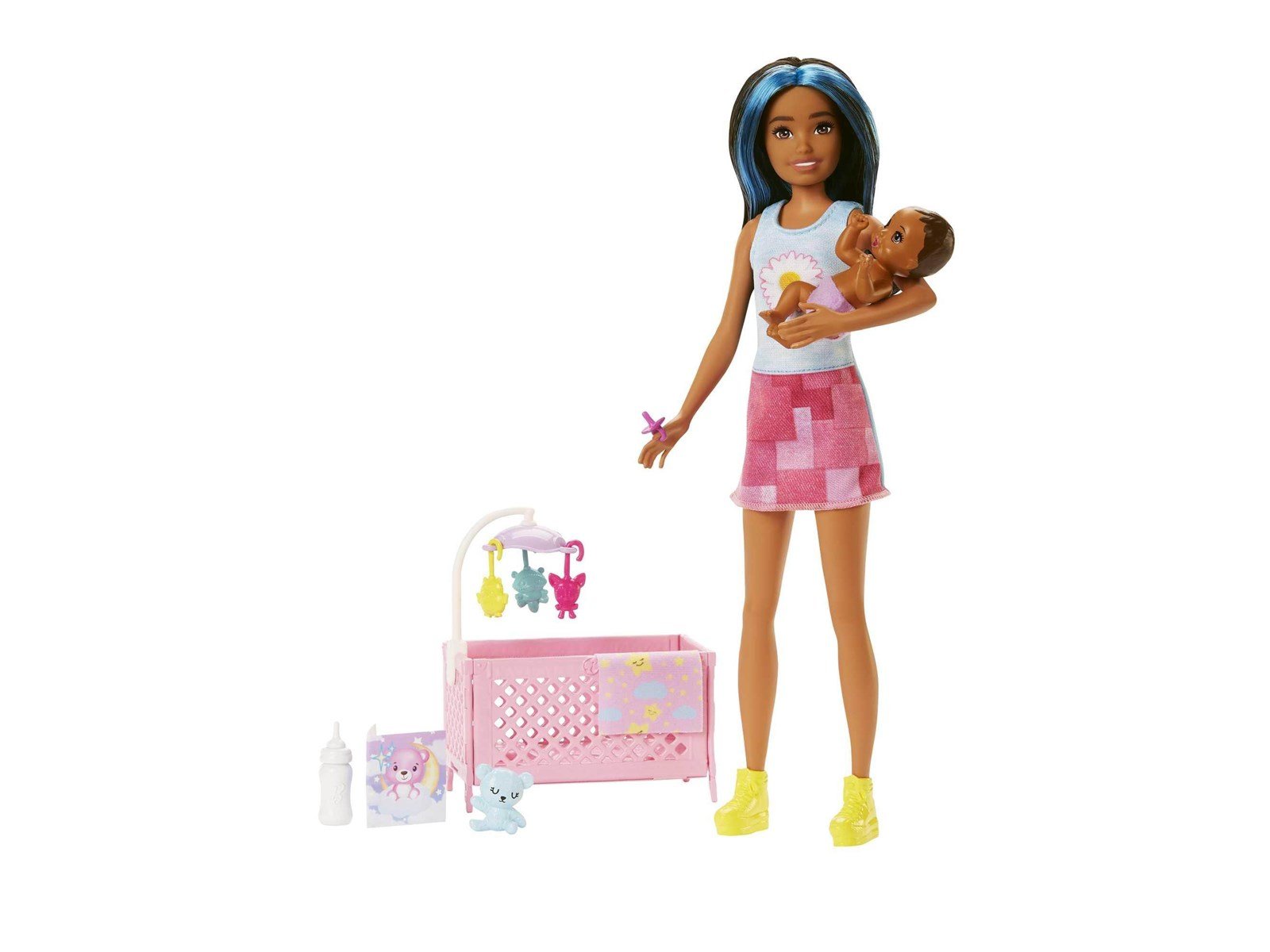 Barbie Skipper Babysitters Inc. Crib Playset