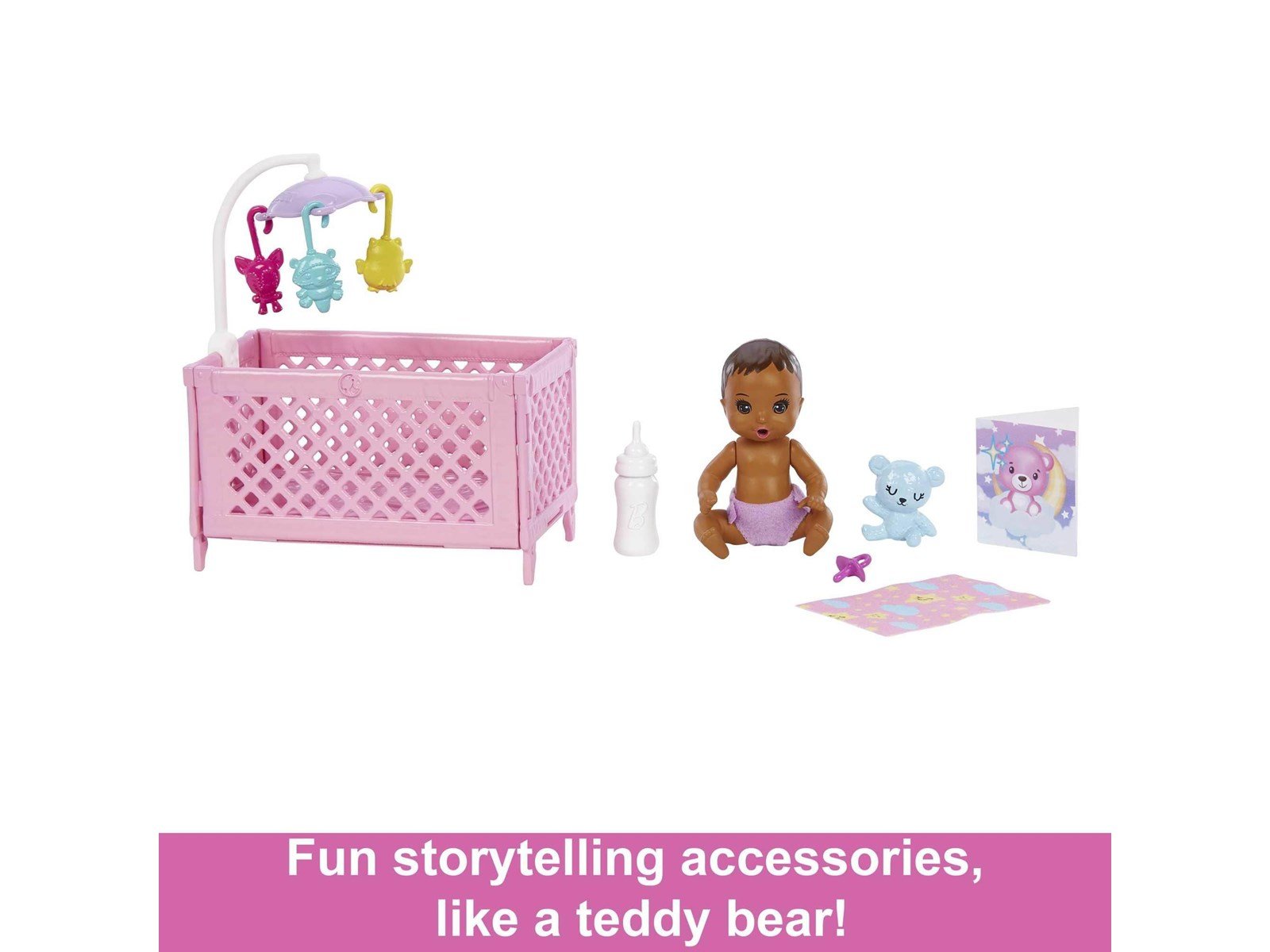 Barbie Skipper Babysitters Inc. Crib Playset