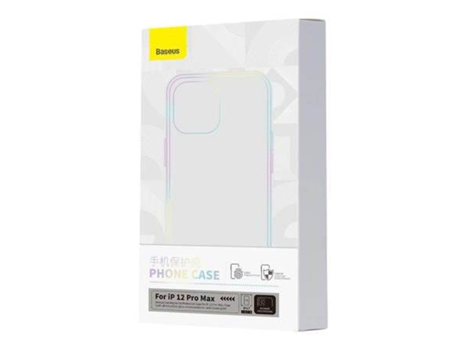 Baseus Transparent Case and Tempered Glass set  Corning for iPhone 12 Pro Max