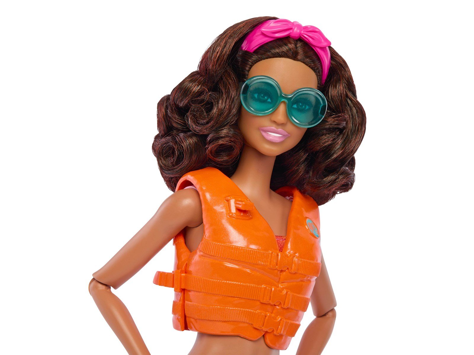 Barbie Doll With Surfboard And Puppy 30cm