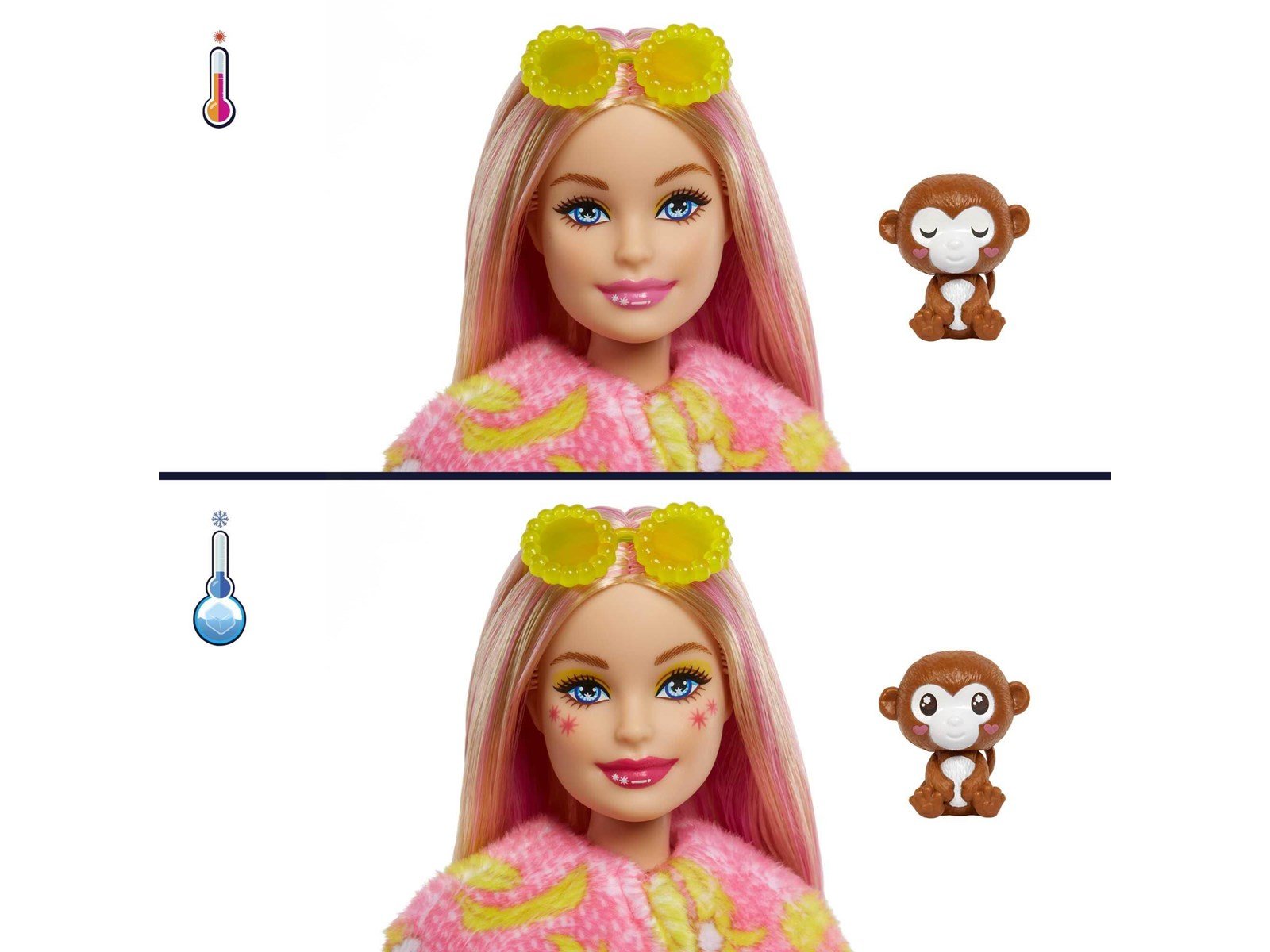 Barbie Cutie Reveal Jungle Series Monkey Doll 30cm