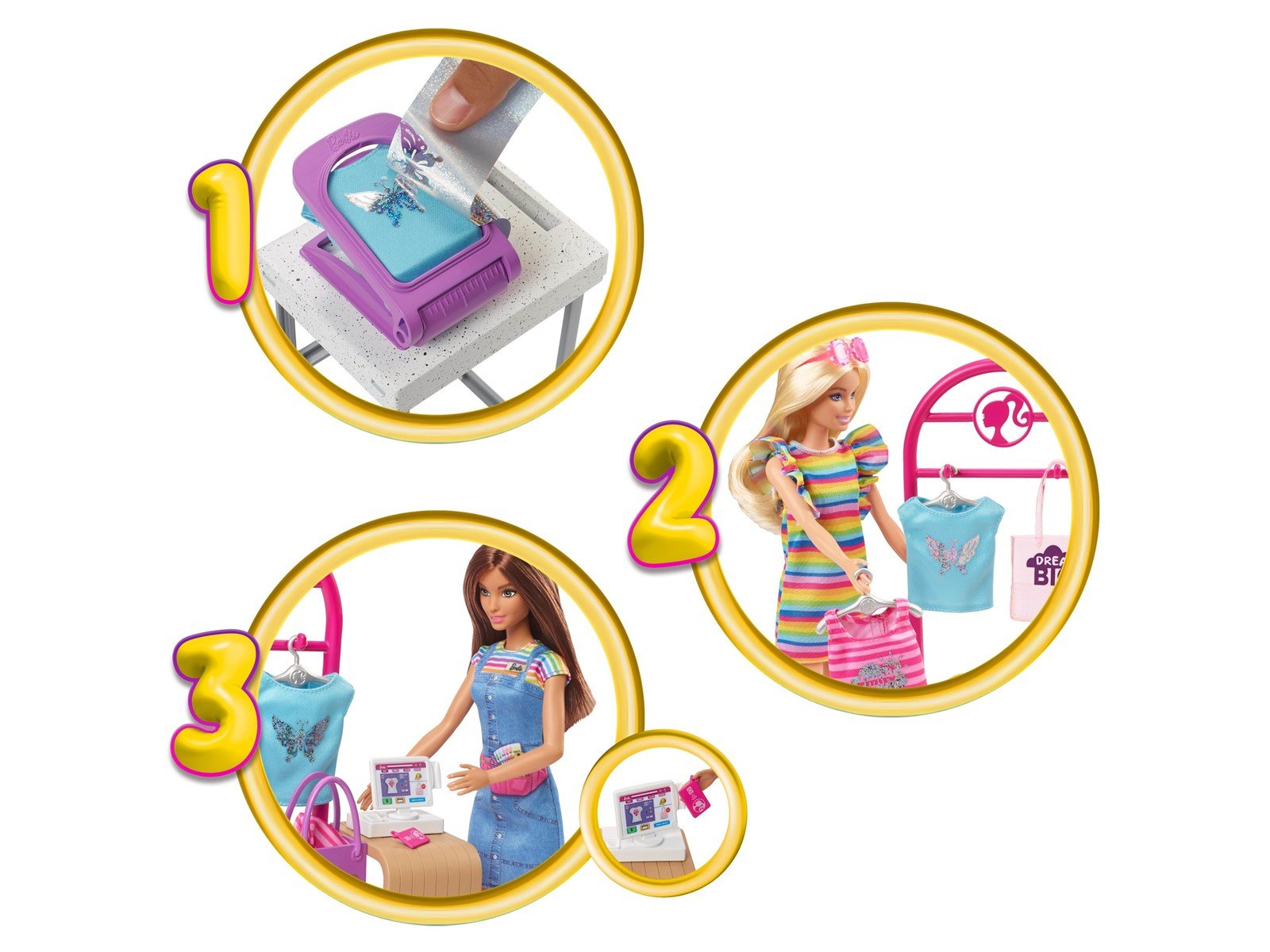 Barbie Make & Sell Boutique Playset 30cm