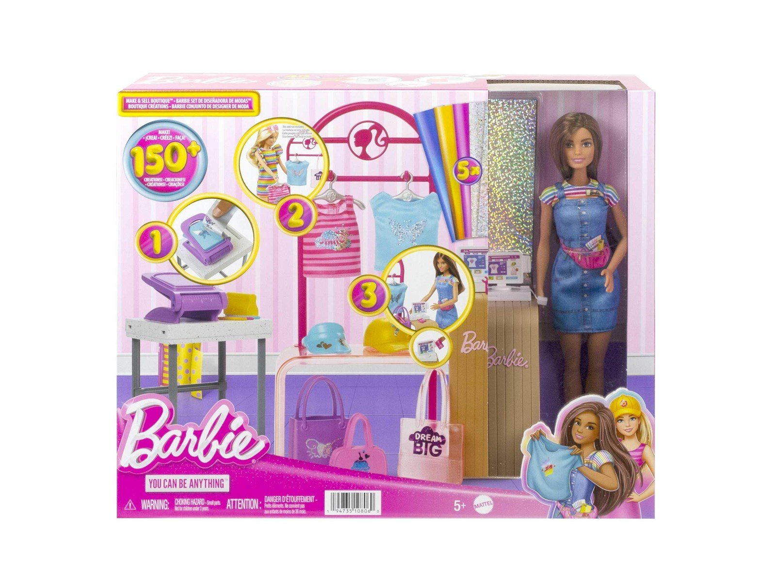 Barbie Make & Sell Boutique Playset 30cm