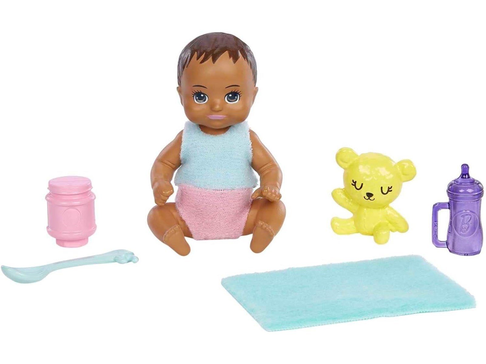 Barbie Skipper Babysitter (Brown hair Doll with Baby Doll)