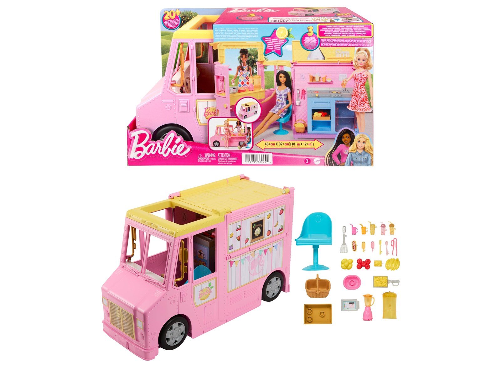 Barbie Lemonade Truck Playset