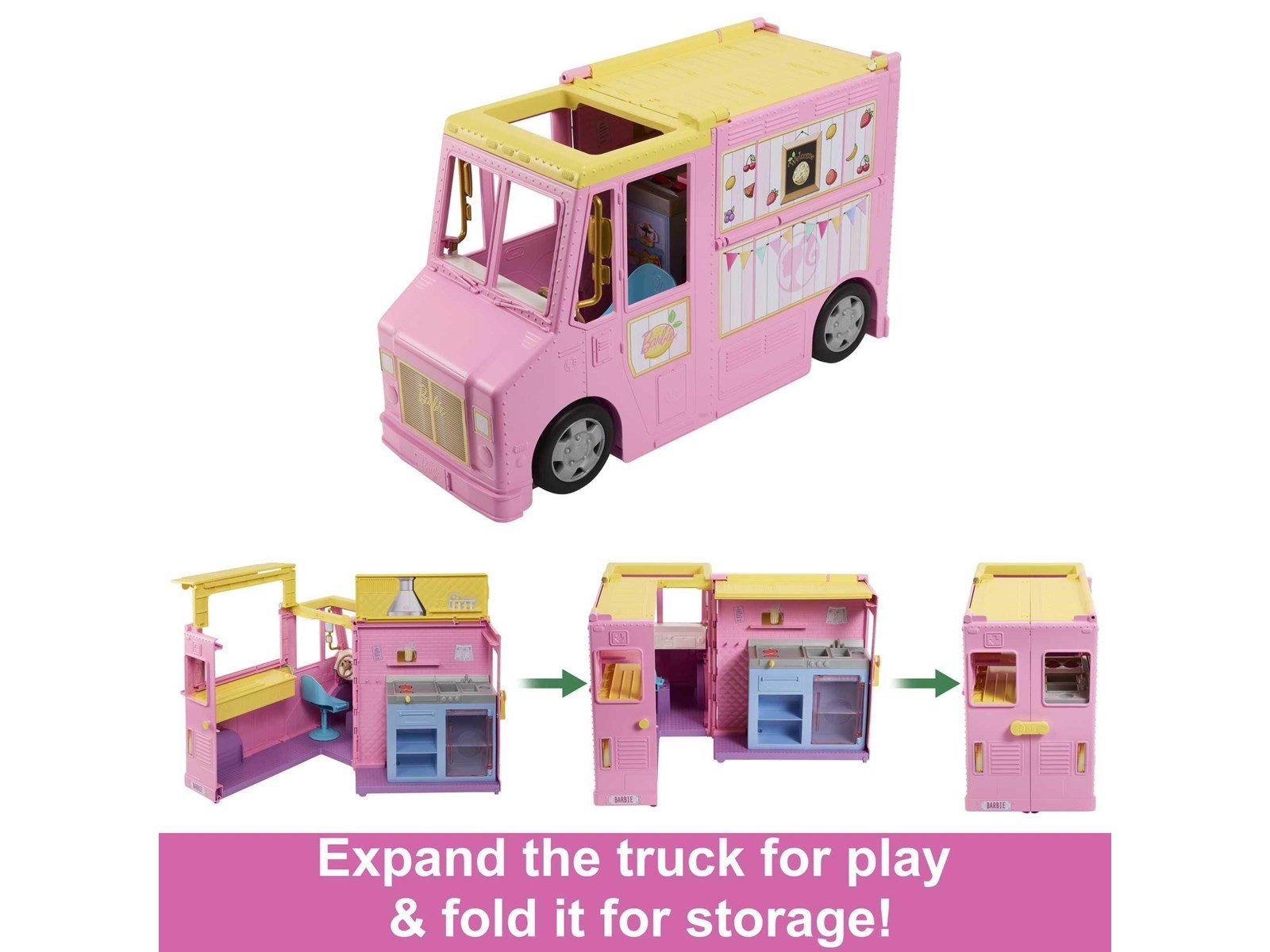 Barbie Lemonade Truck Playset