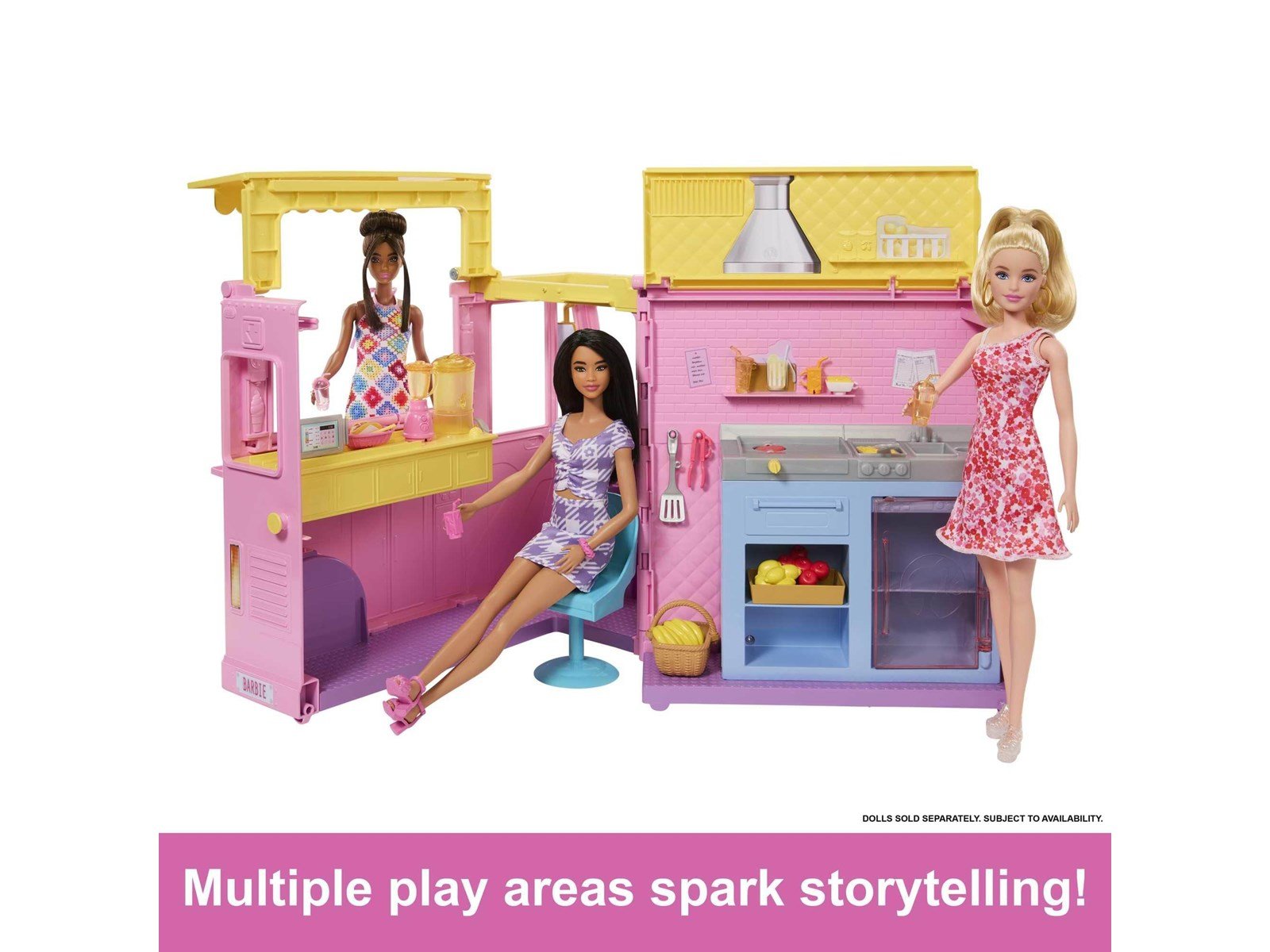 Barbie Lemonade Truck Playset
