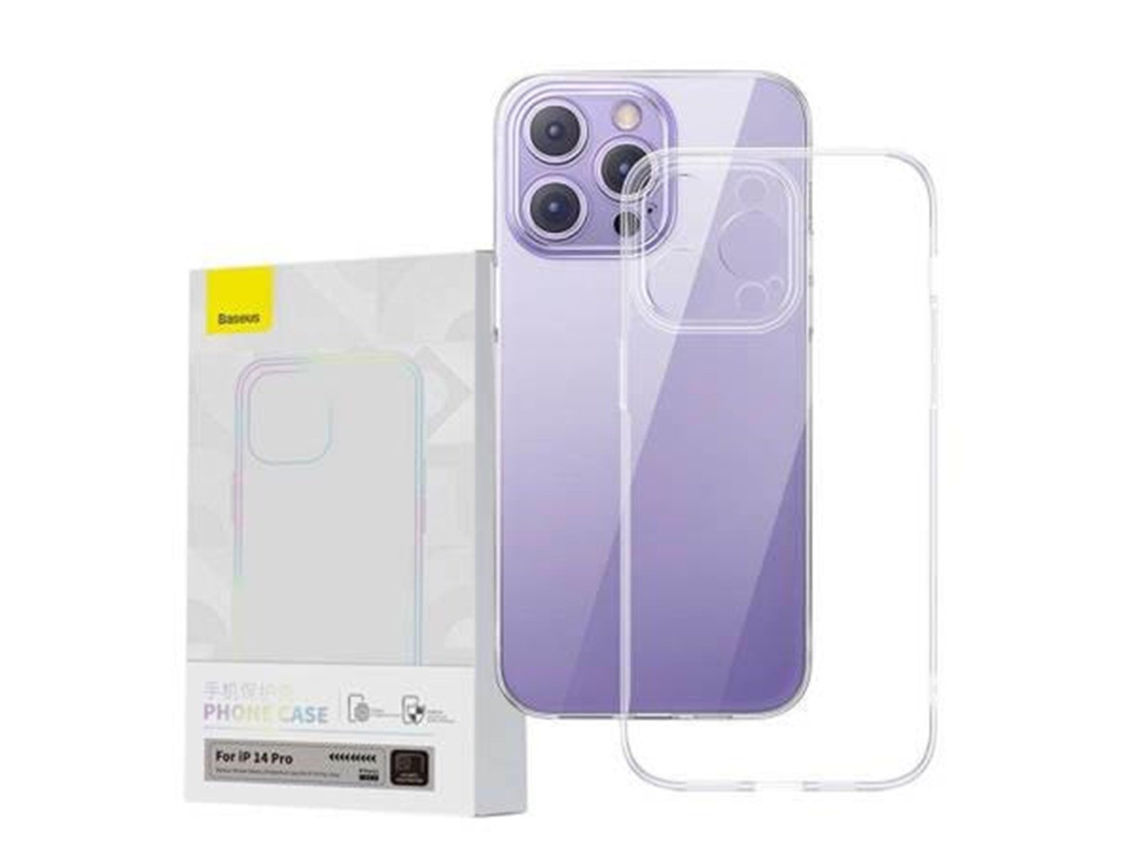 Baseus Transparent Case  Simple for iPhone 14 Pro