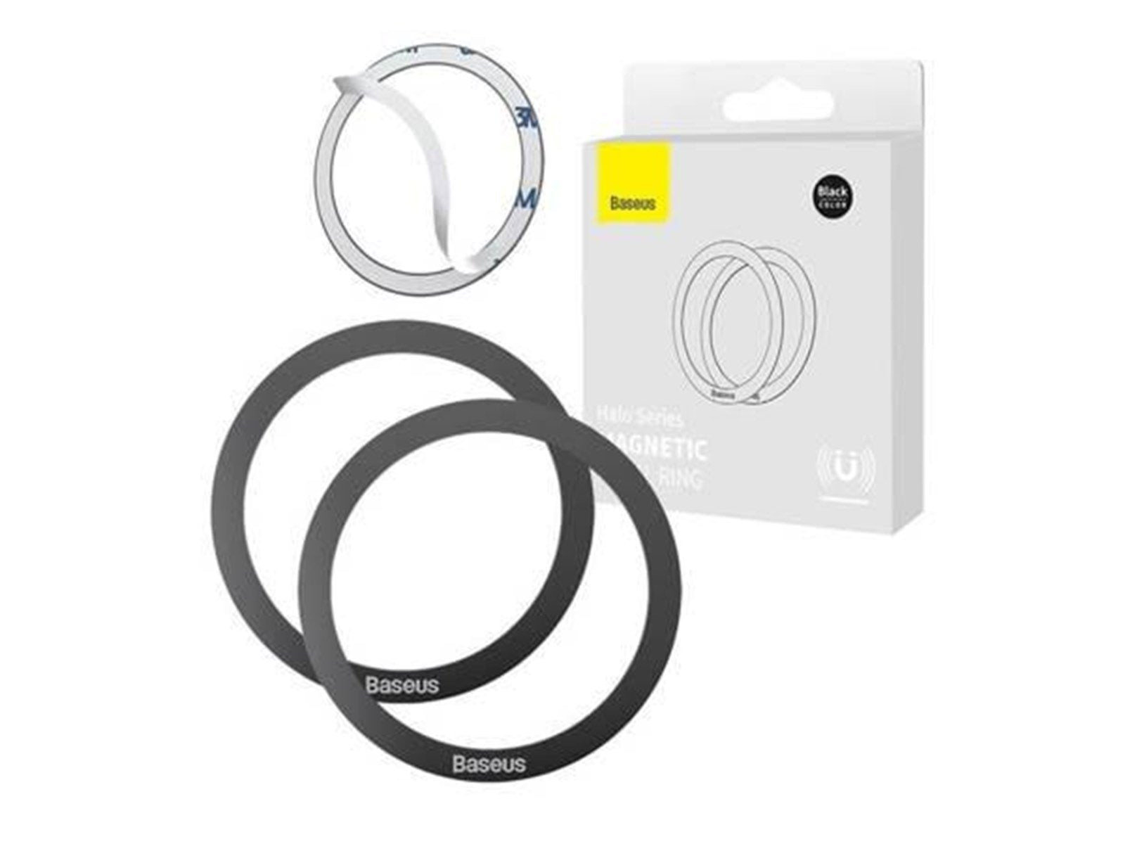Baseus Halo Magnetic Ring for phones MagSafe (black)