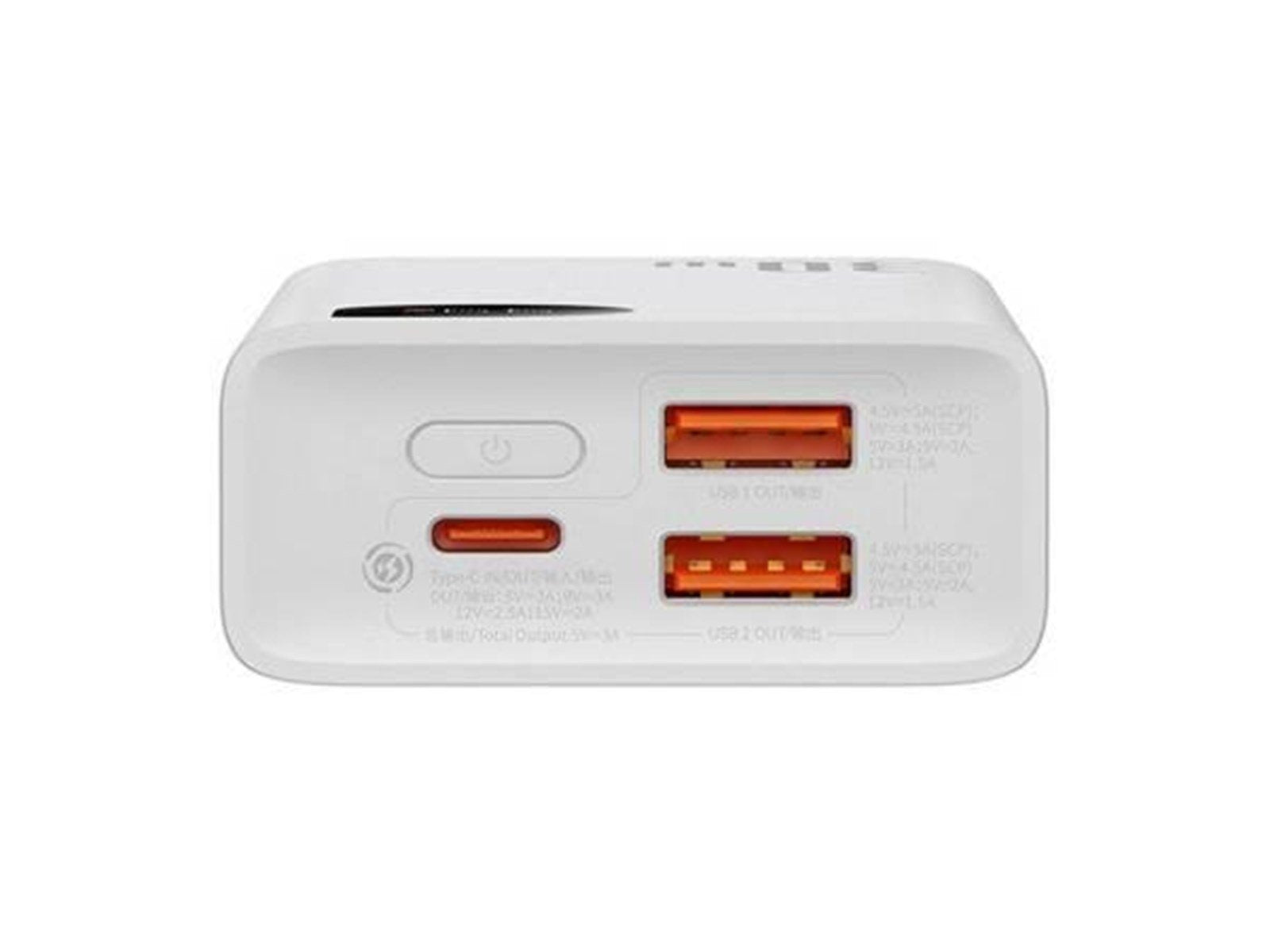 Baseus Powerbank Adaman2 10000mAh 30W White Powerbank (Akku) - Weiß - 10000 mAh