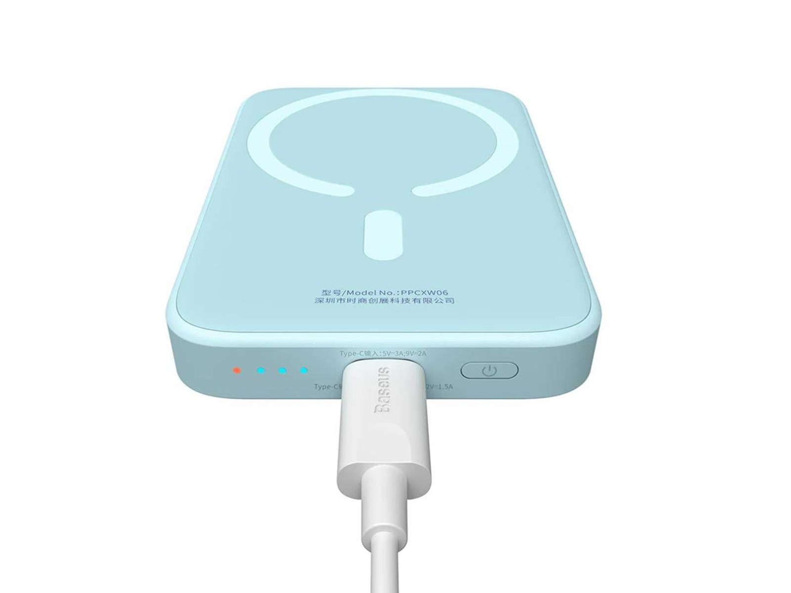 Baseus Powerbank Magnetic Mini 6000mAh 20W MagSafe Powerbank (Akku) - Blau - 6000 mAh