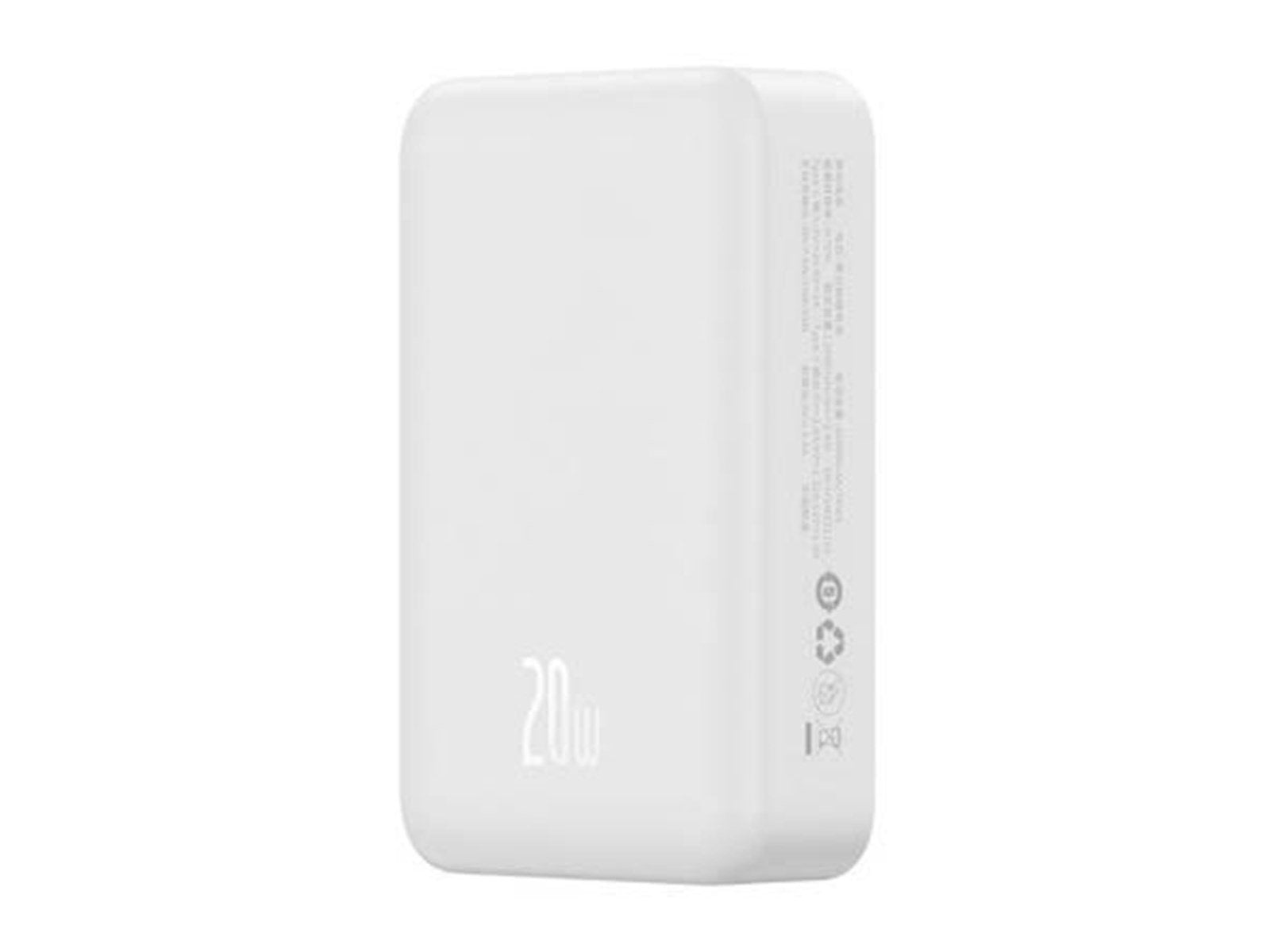 Baseus Powerbank Magnetic Mini 20000mAh 20W MagSafe (white) Powerbank (Akku) - Weiß - 20000 mAh