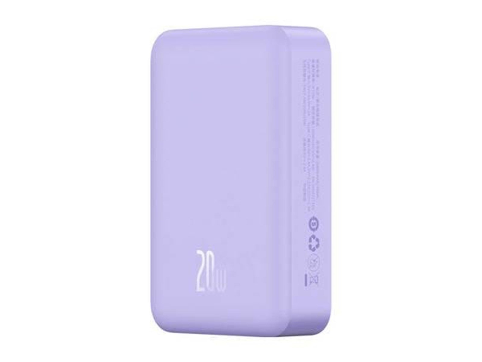 Baseus Powerbank Magnetic Mini 20000mAh 20W MagSafe (purple) Powerbank (Akku) - Purple - 20000 mAh